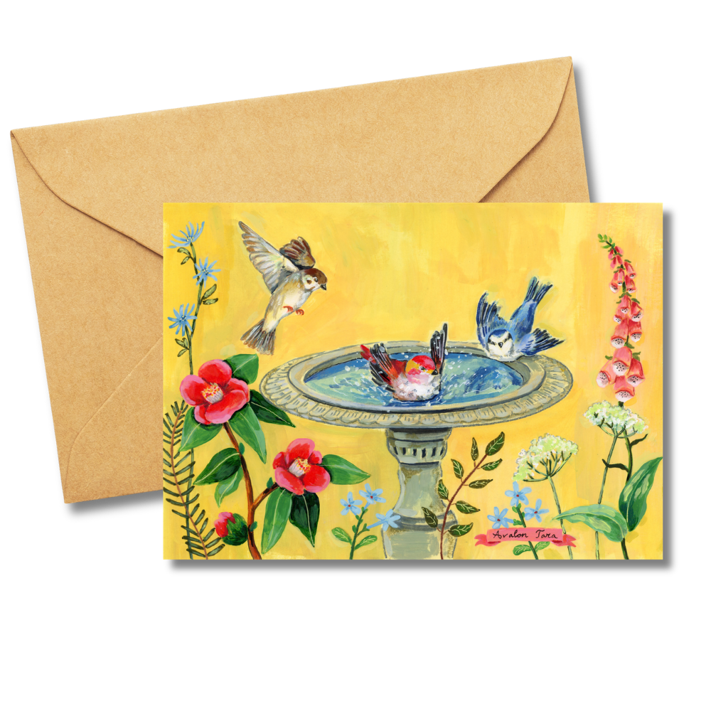 Bird Bath Card