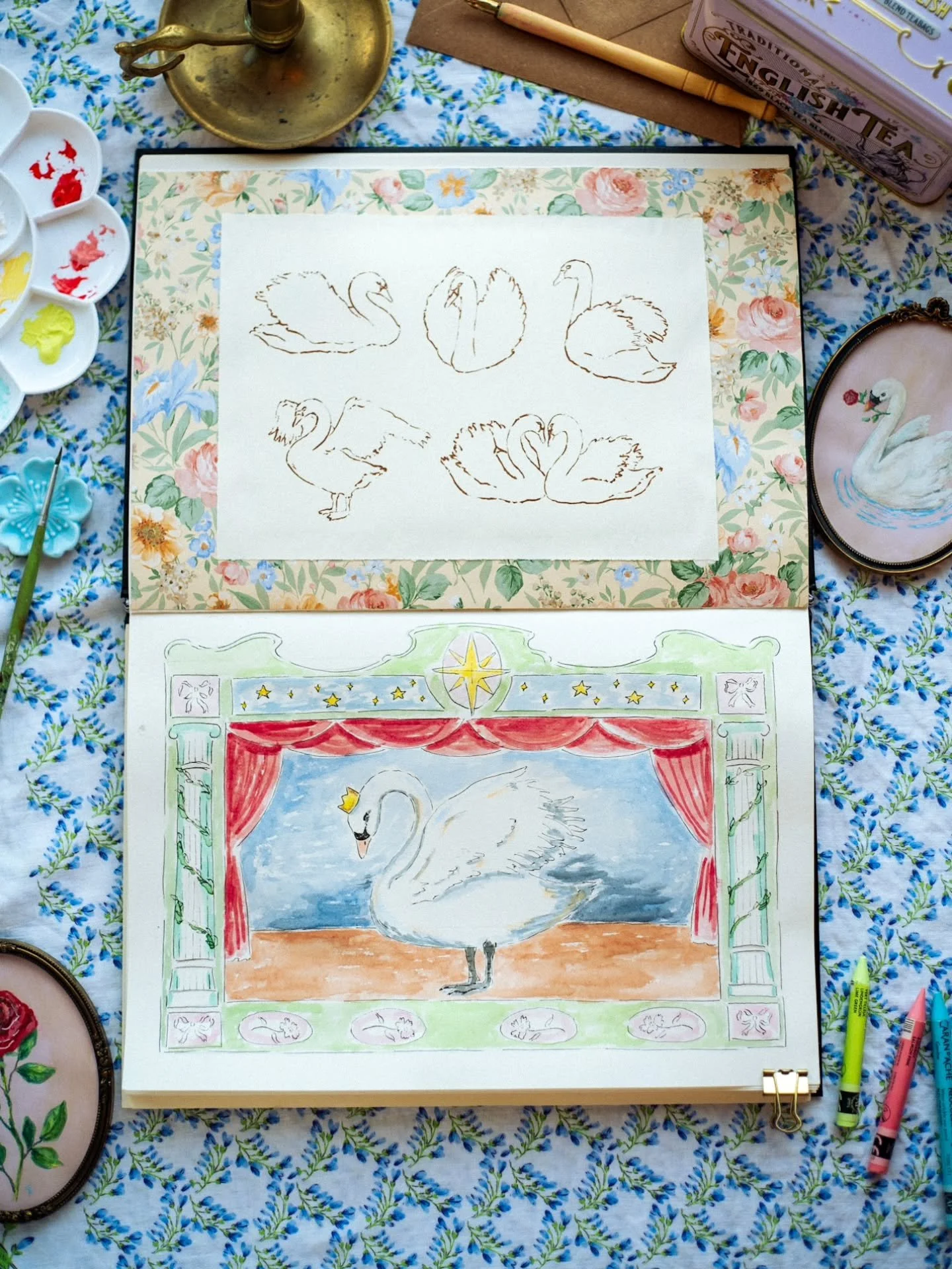 Swans are such gentle animals 🦢✨ 
I always feel inspired by their grace and elegance. Their white wings on still water, a living vison of poetry.

#PetPortraits #Wildlife #ChildrensBooks #TalesHandDrawn #NurseryRhymes #PictureBooks #Whimsicalart #St