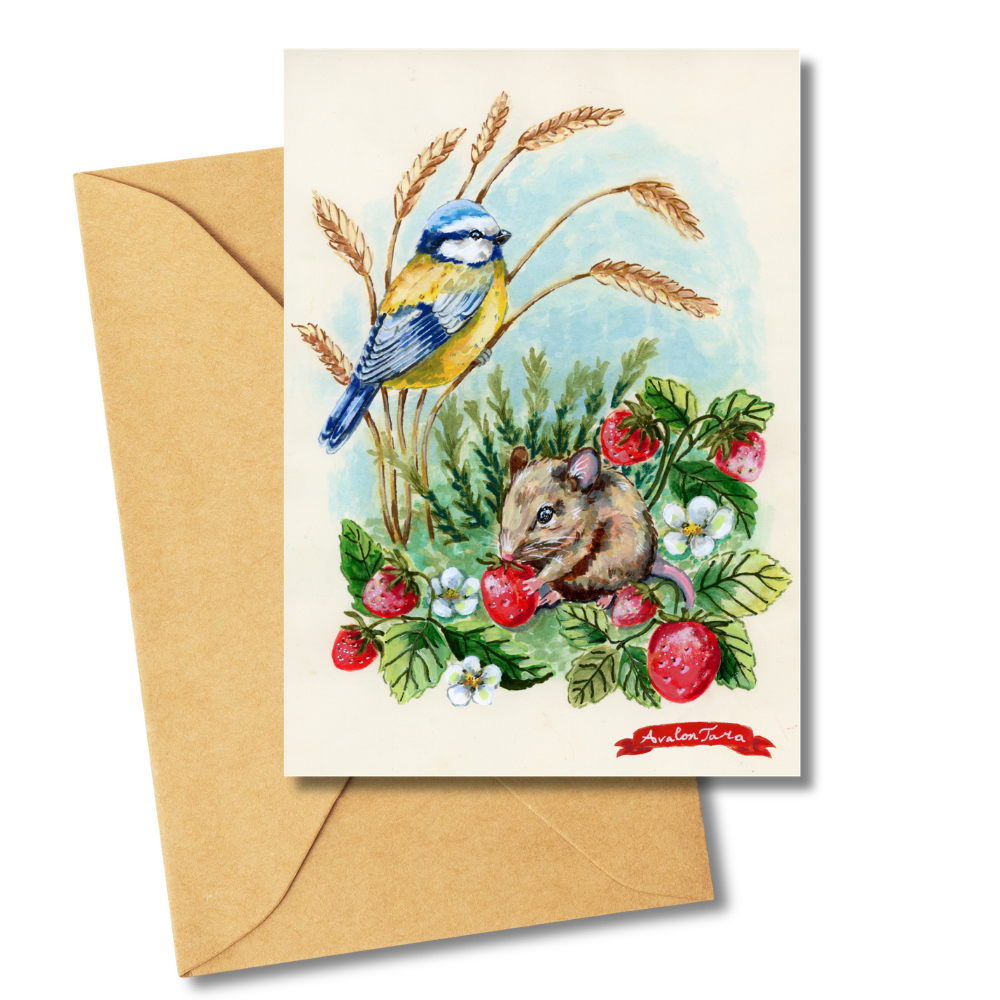 Strawberry Patch Card