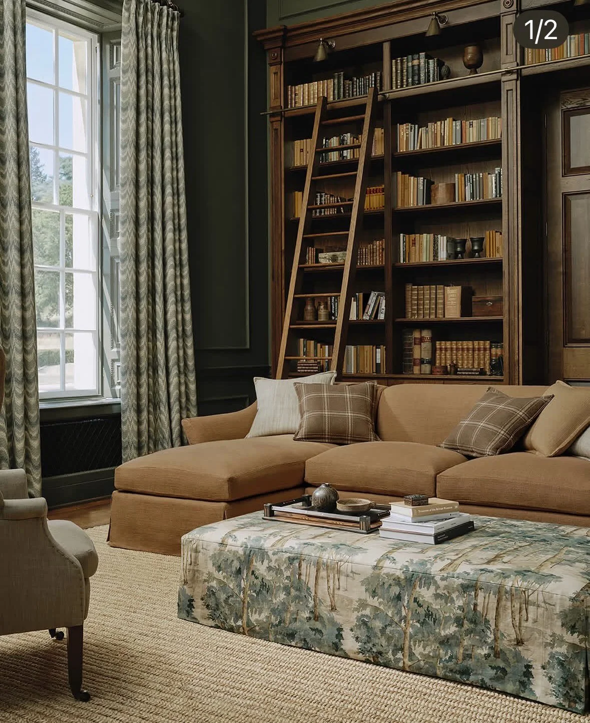 Hand worked Botanicals, pattern weaves, luxurious linens and soft subtle Scottish weaves from @colefaxandfowler Pendine Collection