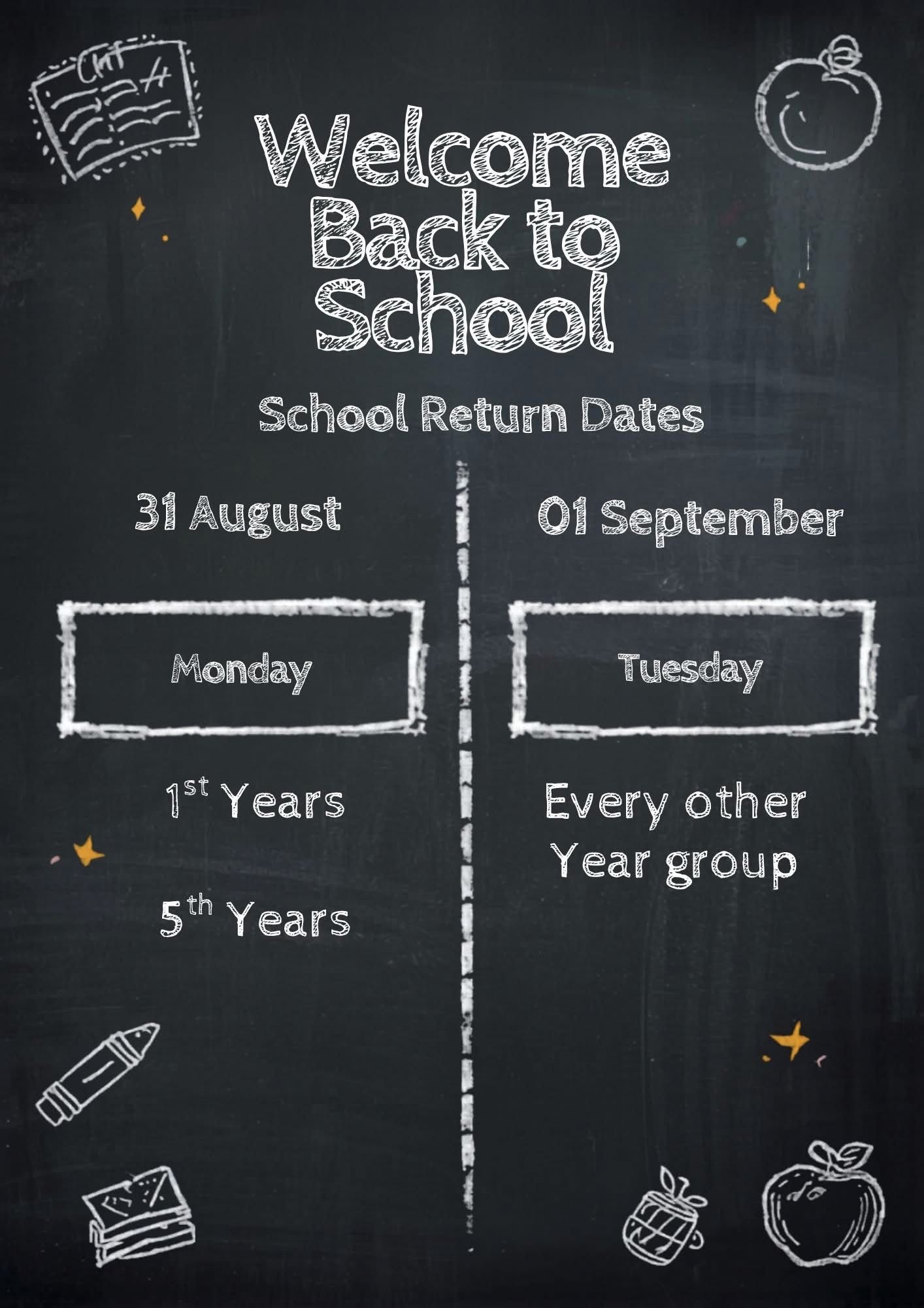 Back to school…