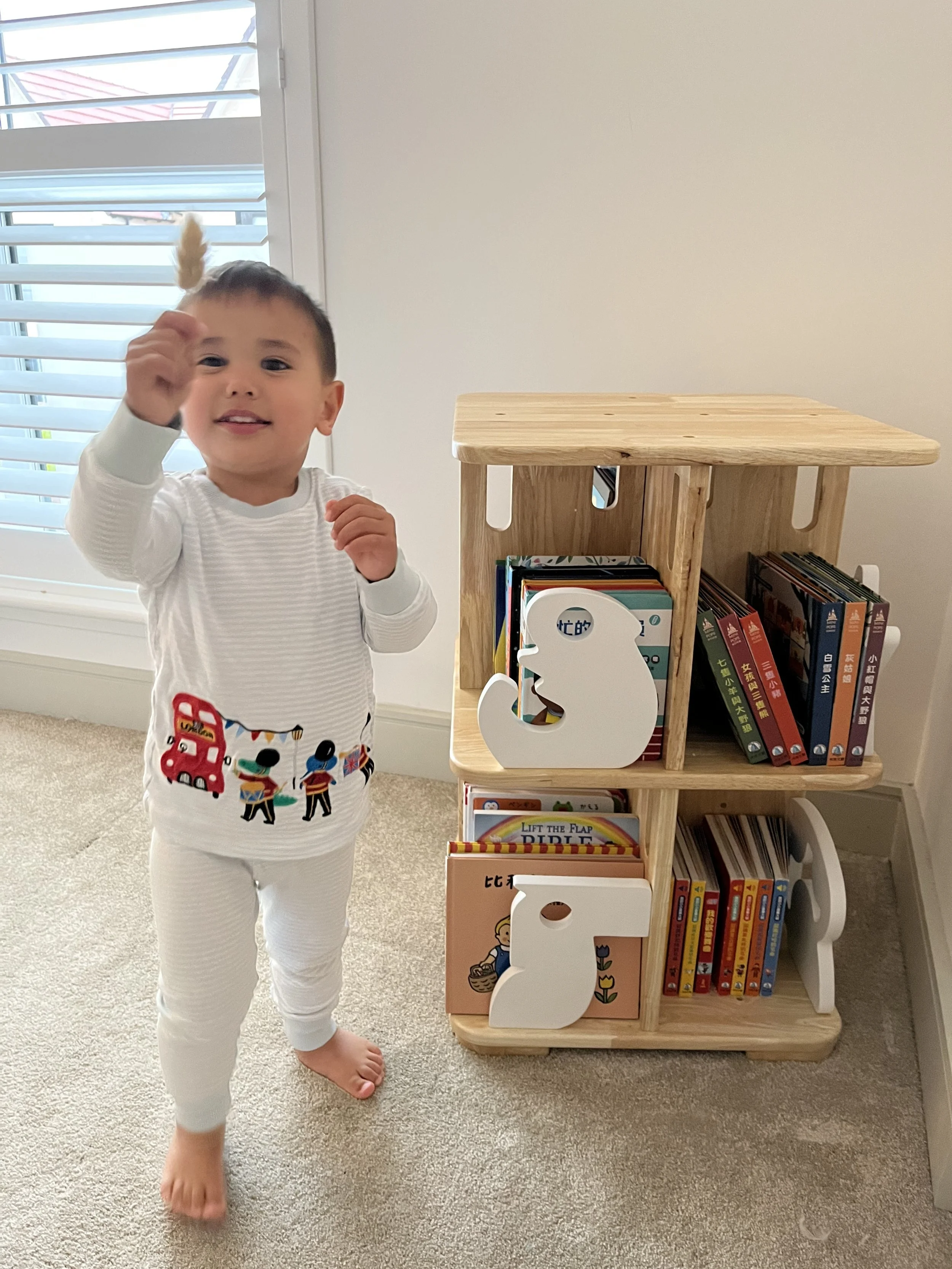 【台灣 ilovekids】閱讀森林兒童旋轉書櫃|孩子的第一座小小圖書館|從小養成有效歸類歸位的習慣|整齊控媽媽救星