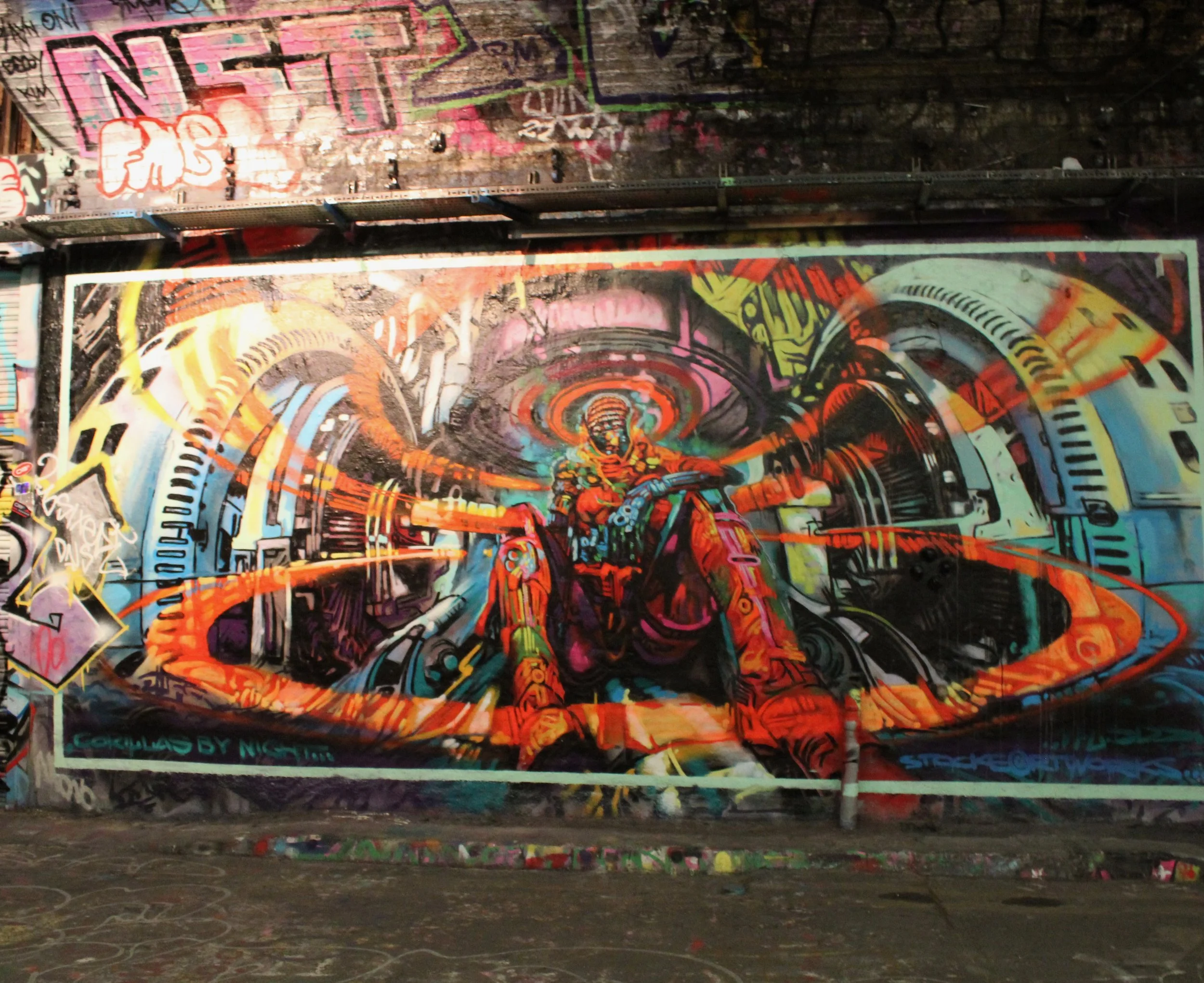 © Julie Wilkin – Transport at The Graffiti Tunnel, Leake St, London