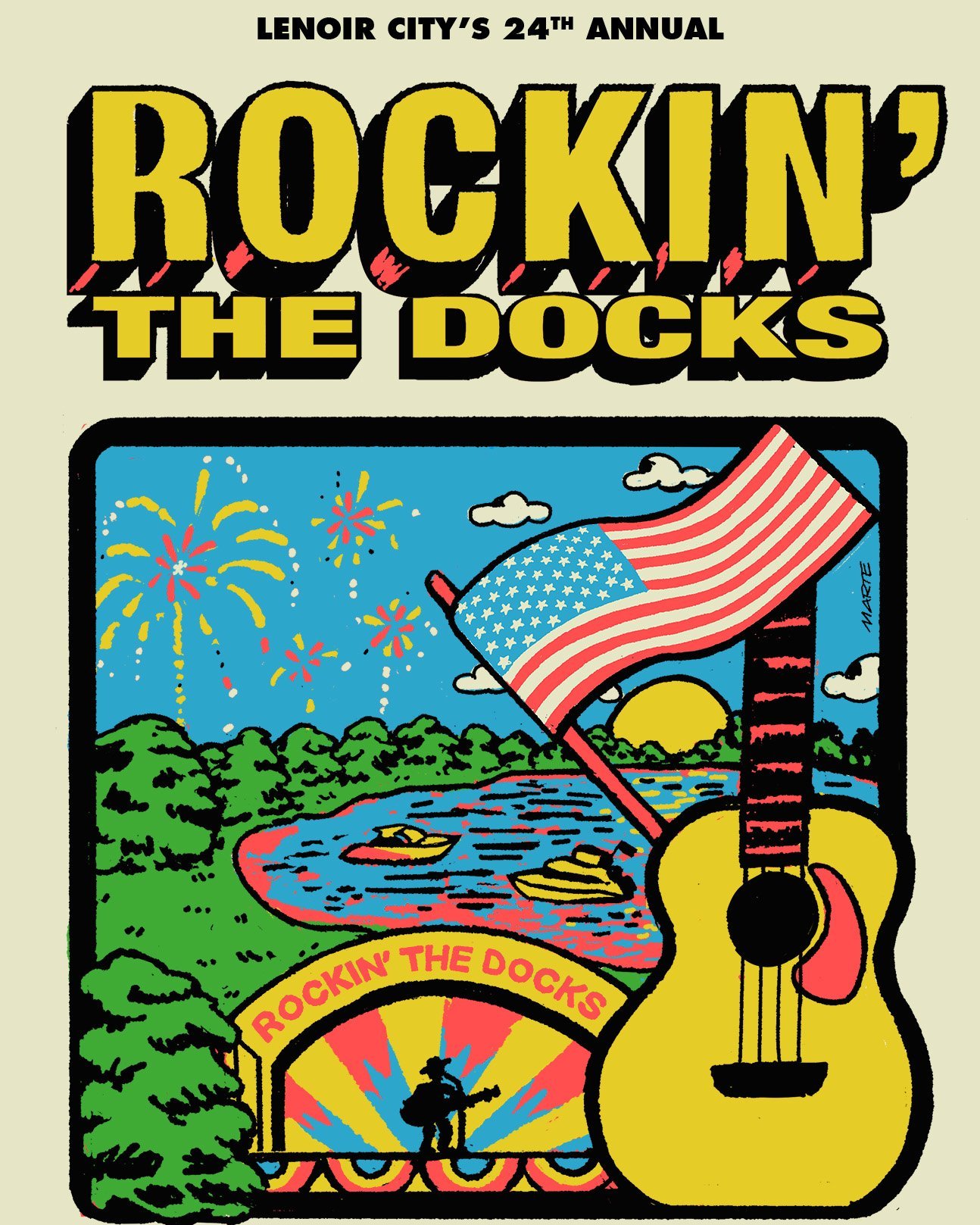 The Ultimate Summer Kick Off!! Lenoir City's 24th Annual Rockin' The Docks Memorial Day celebration is happening May 29th followed by the 4th of July celebration happening June 29th!! Mark your calendars and plan your visit now!

https://www.rockinth