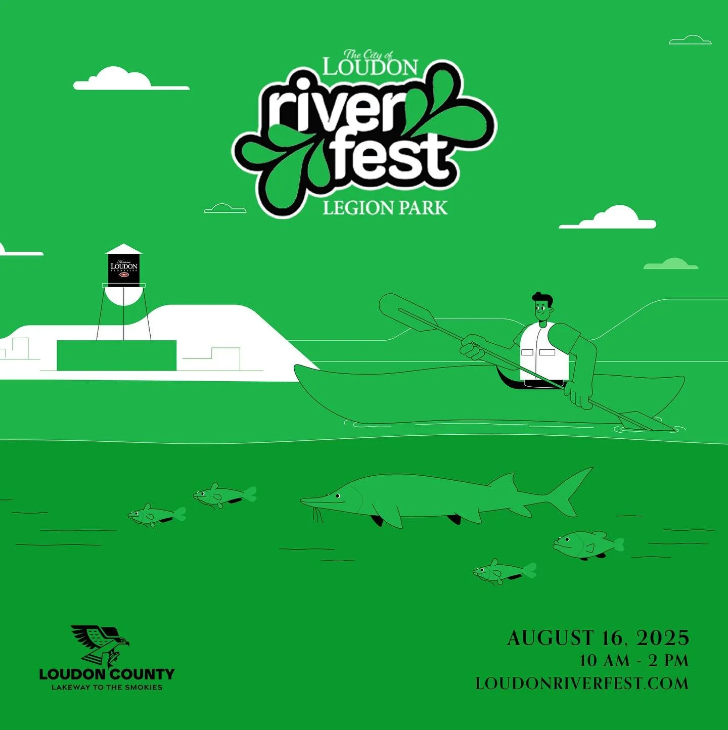 🚣Paddle into adventure at Loudon Riverfest!! 🚣&zwj;♀️🌊

Join us for an unforgettable adventure on Saturday, August 16th to begin the day and paddle to the Annual Riverfest event hosted by Loudon Parks &amp; Recreation! Grab your paddles and set sa