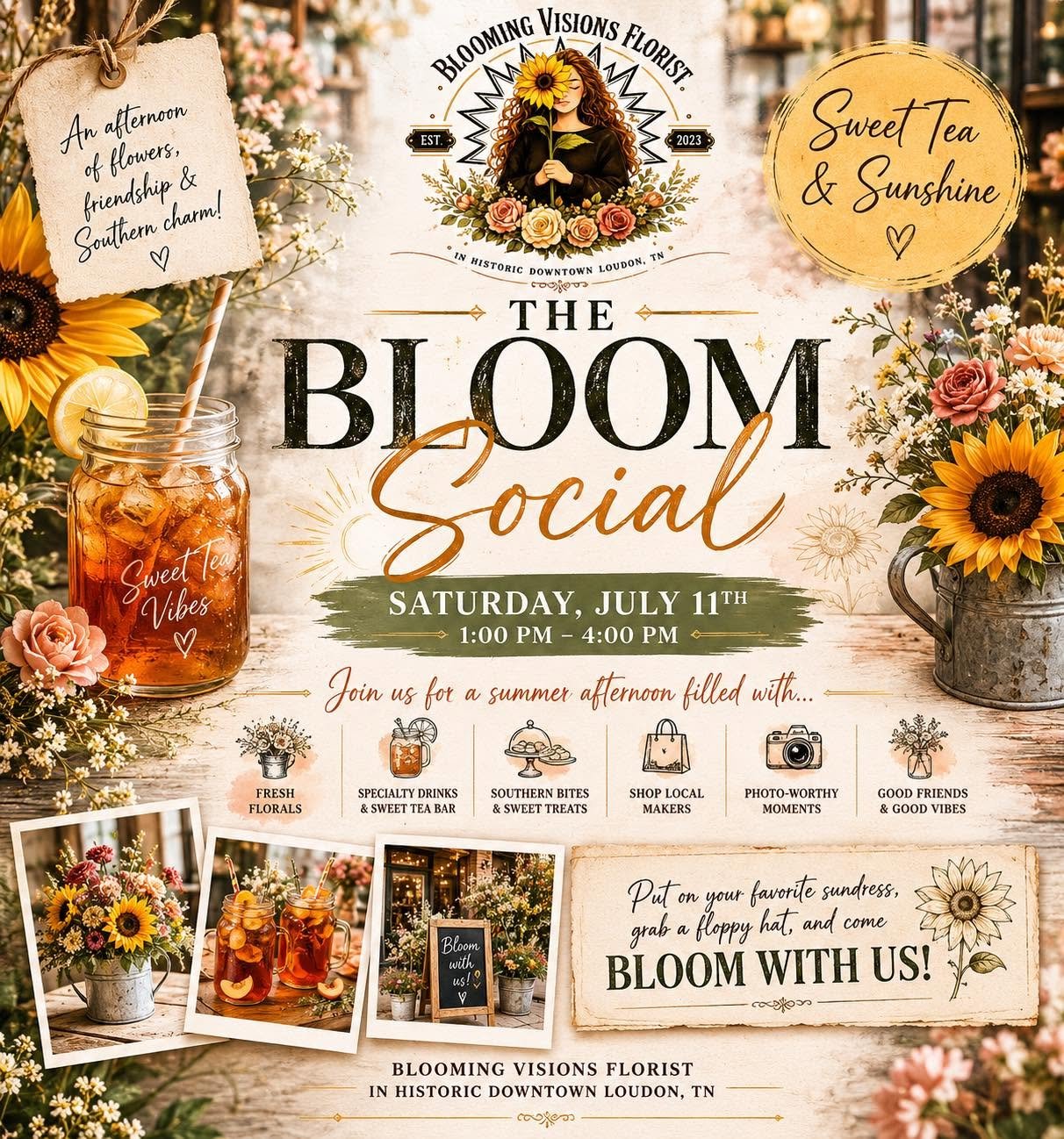 The Bloom Social: Sweet Tea & Sunshine