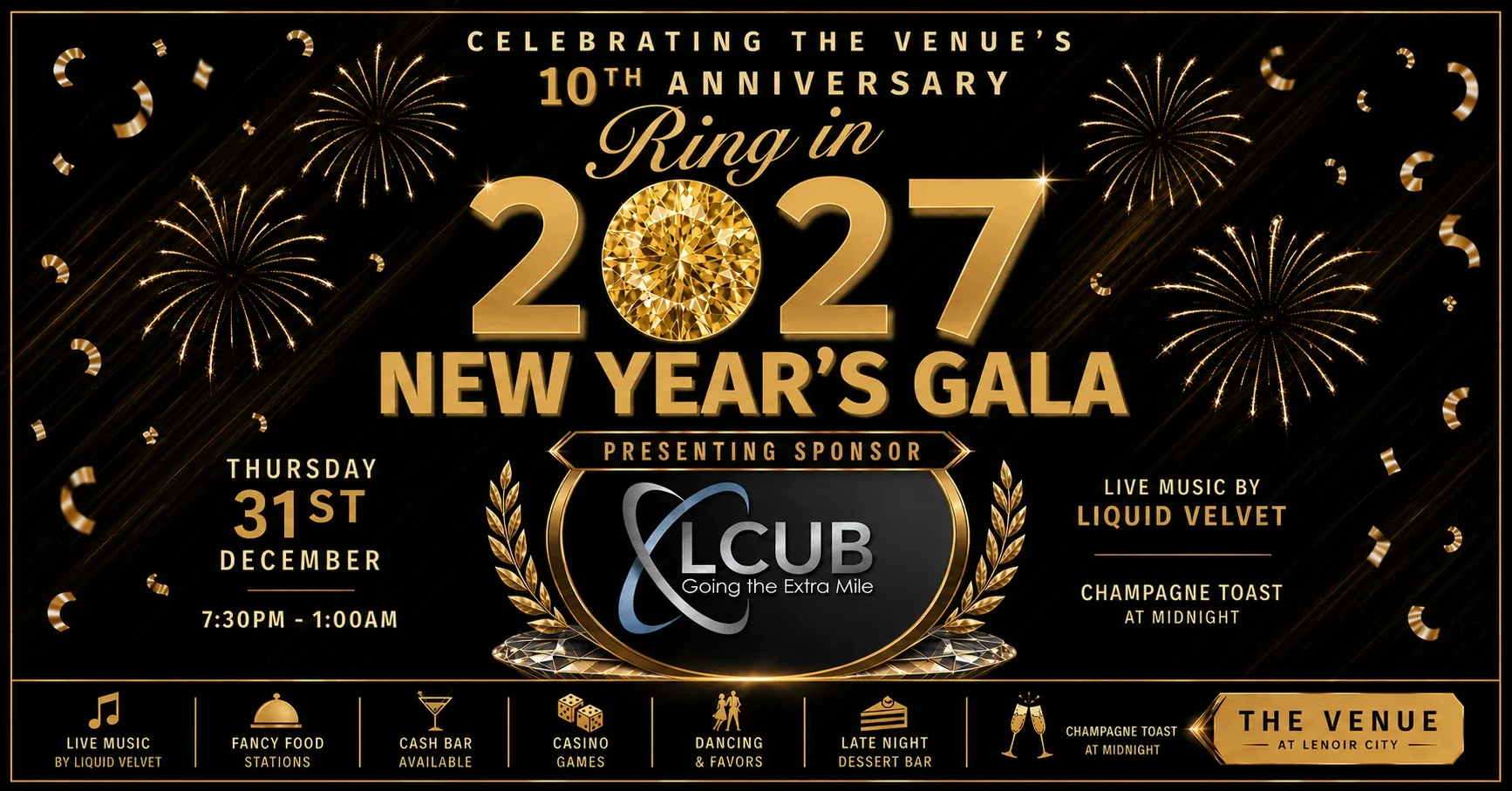 2027 New Year’s Gala at The Venue