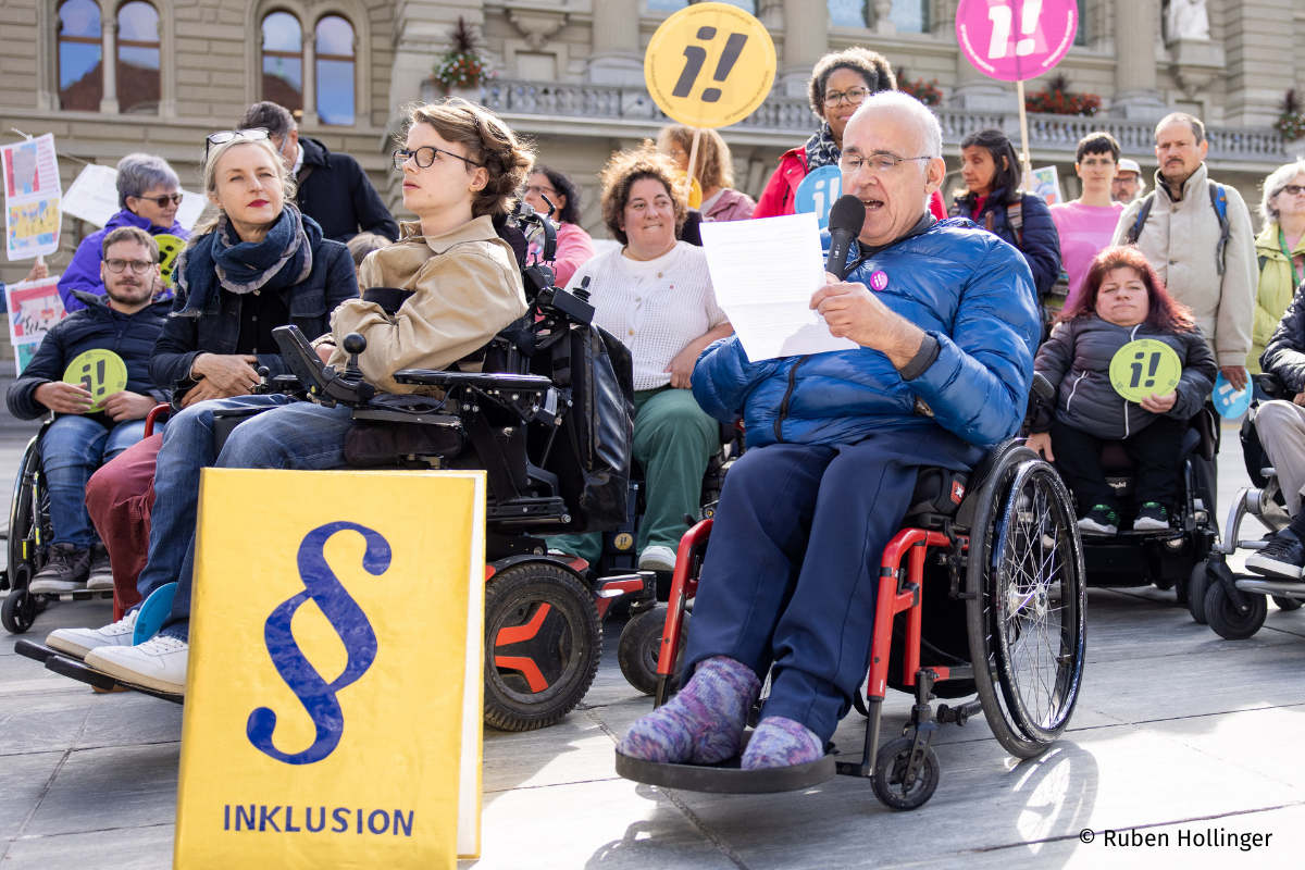 Le Conseil fédéral rejette l’Initiative pour l’inclusion et son contre-projet ne convainc pas