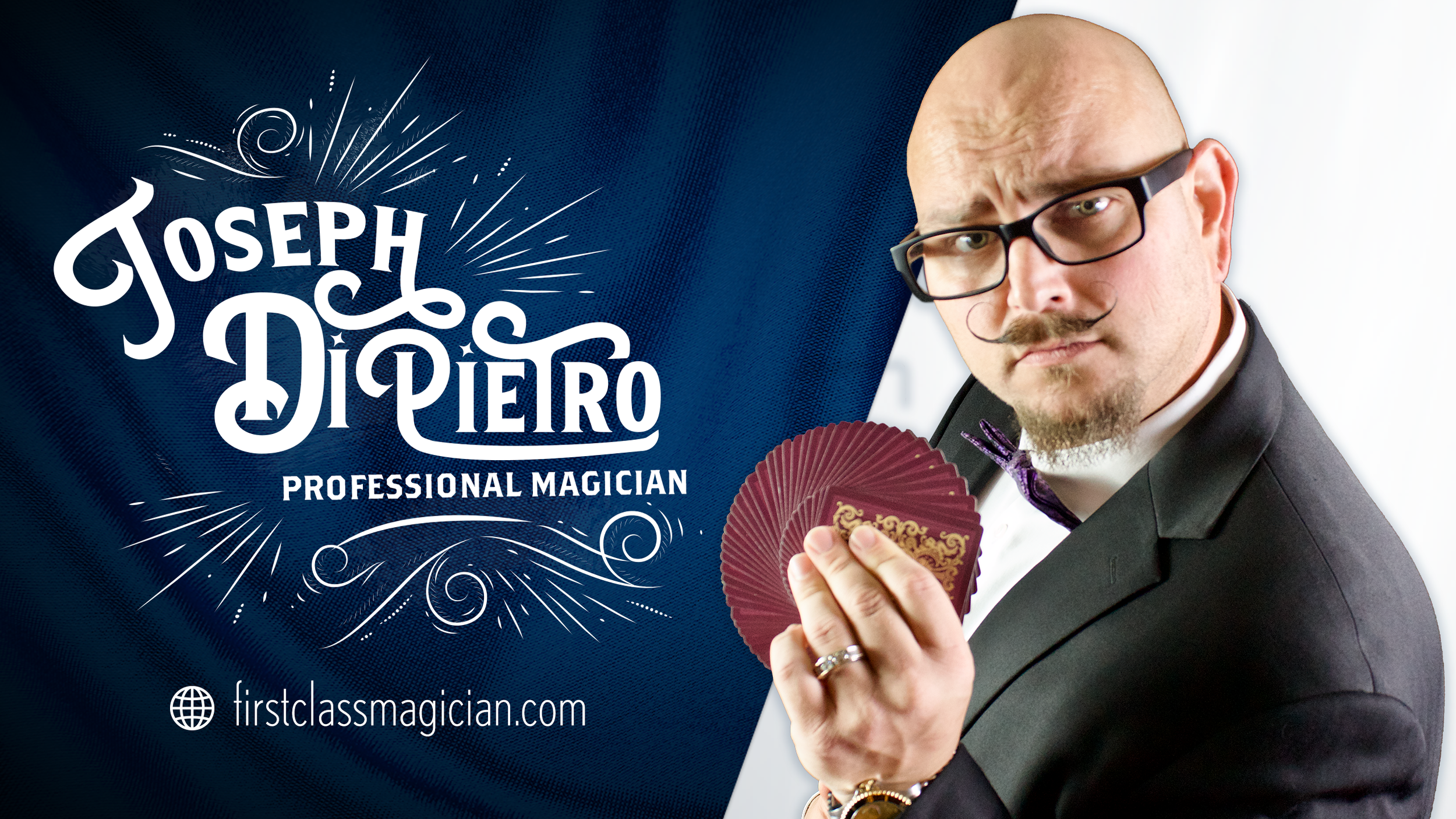 Award-winning magician Joseph “Big Joey Magic Showy” Di Pietro, professional entertainer for corporate events and private parties.