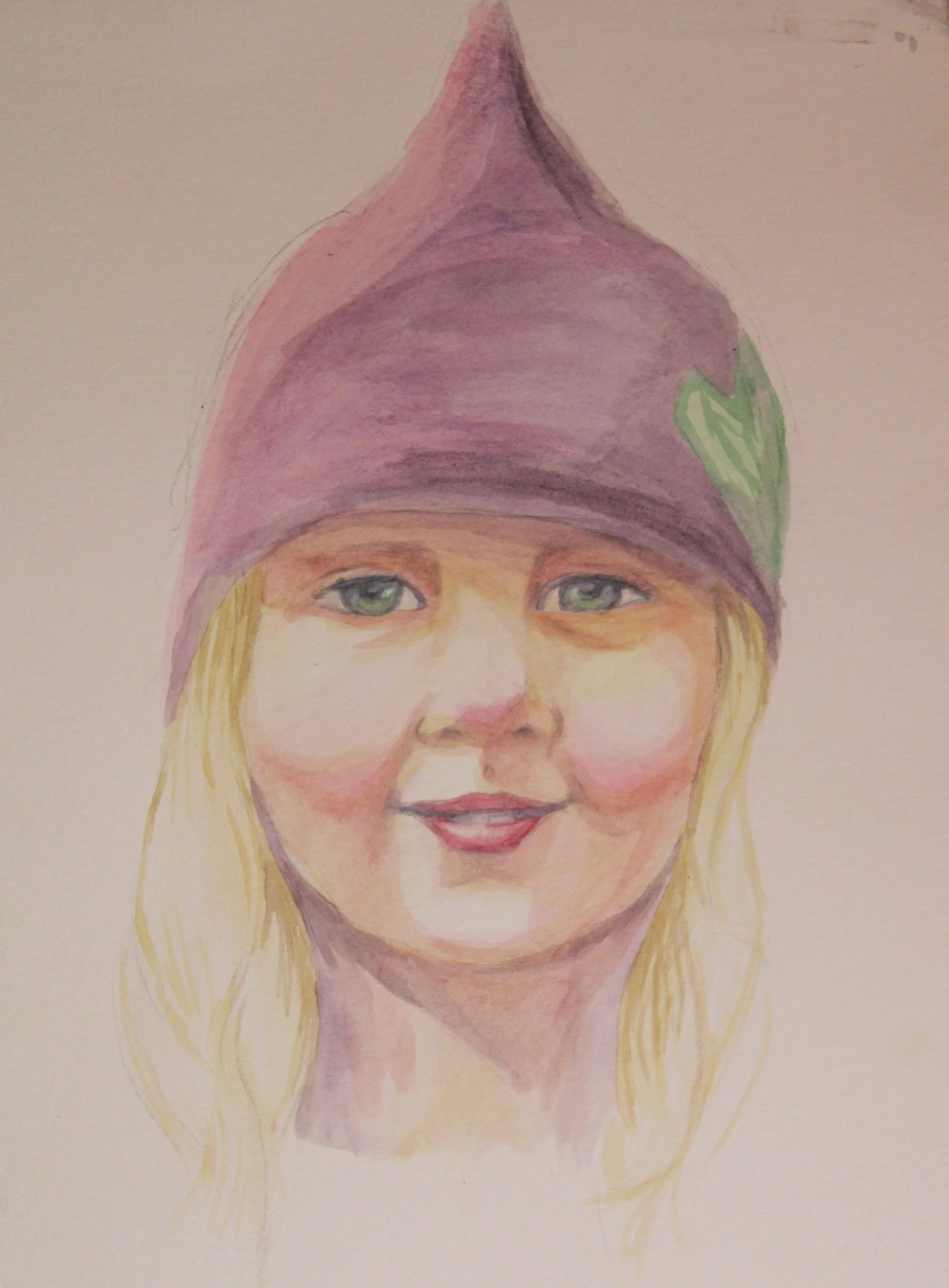Violet, Watercolor, 2020