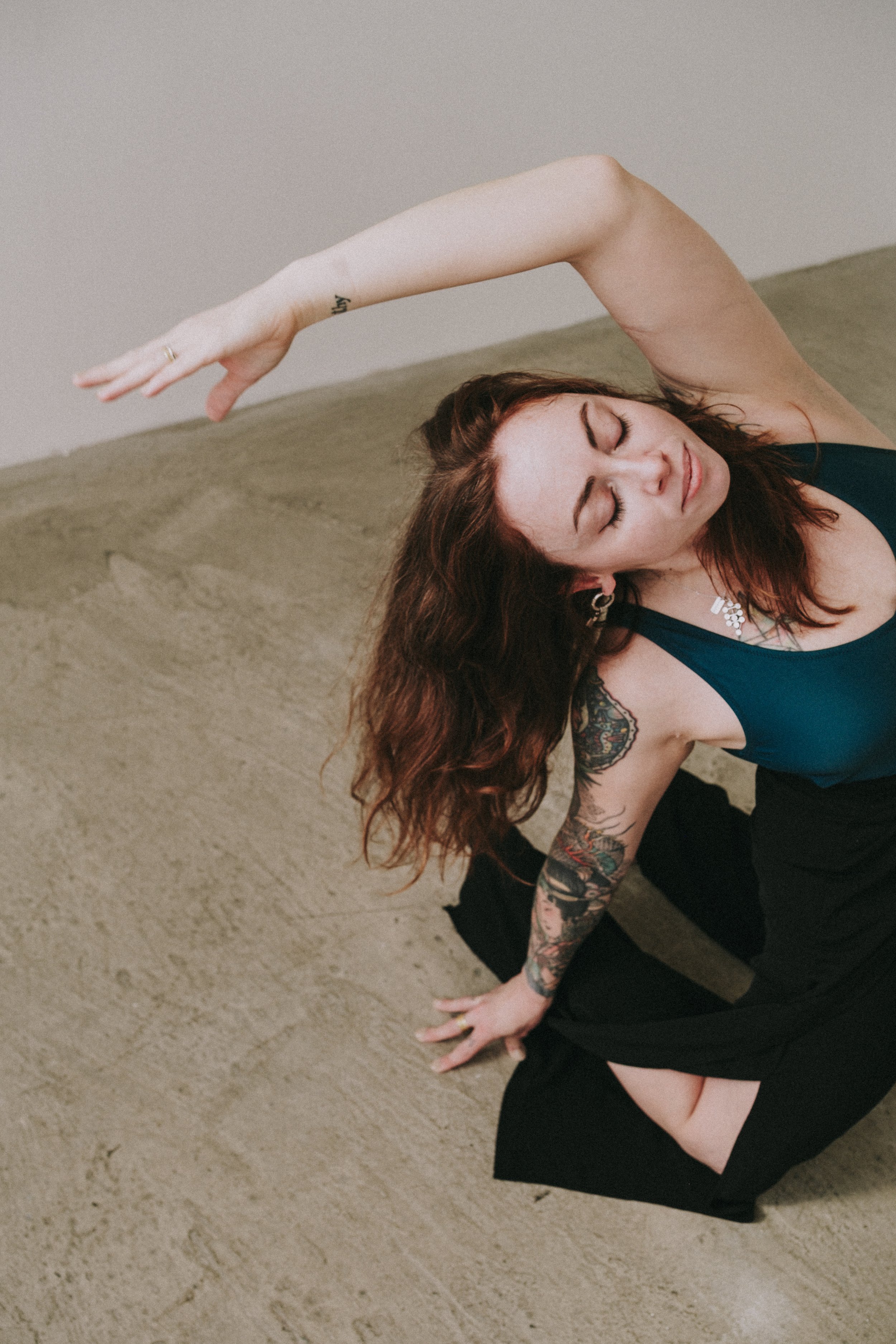 Personal Brand Shoot for Yoga Teacher Sound Healer Pilates Teacher London