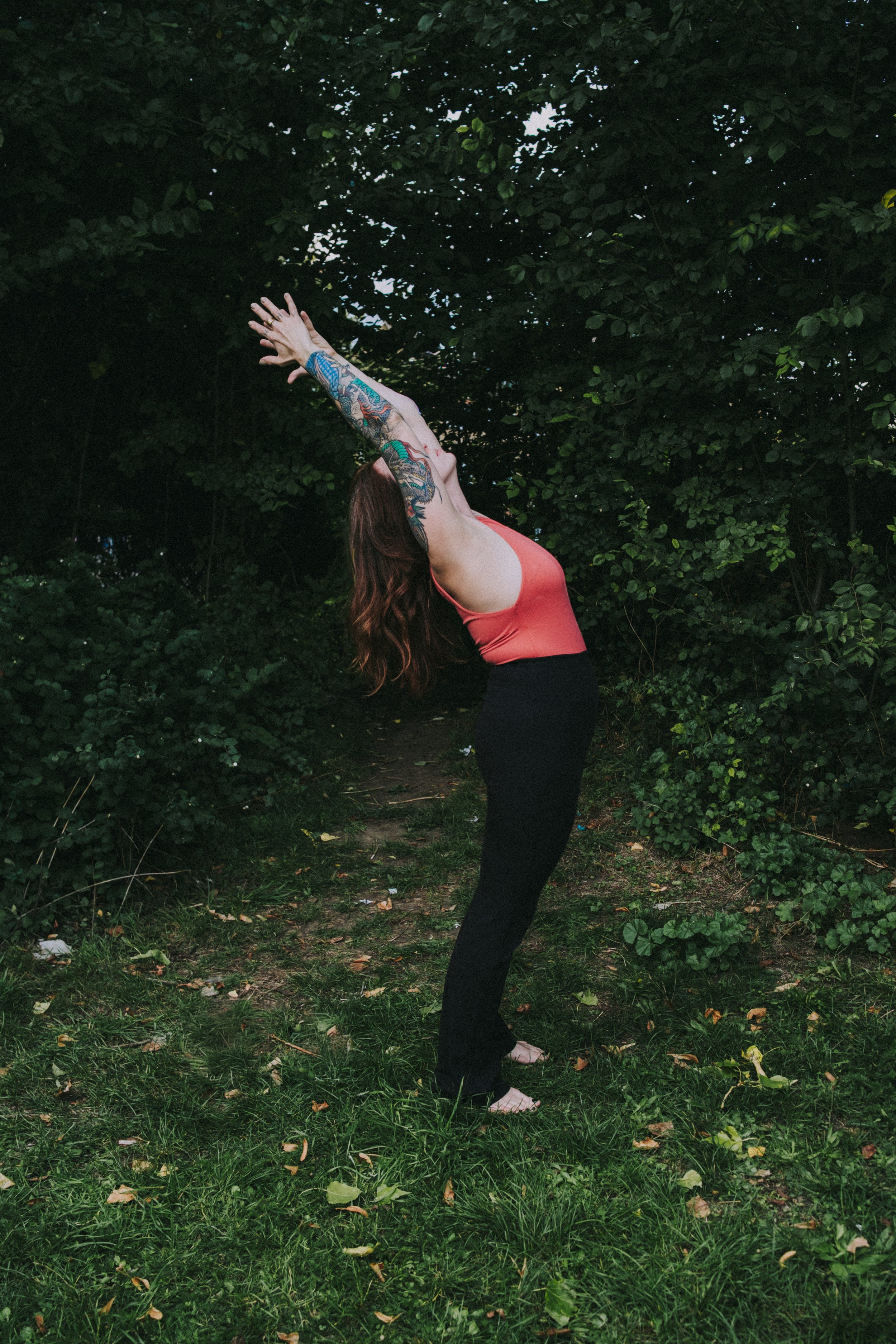 Personal Brand Shoot for Yoga Teacher Sound Healer Pilates Teacher London