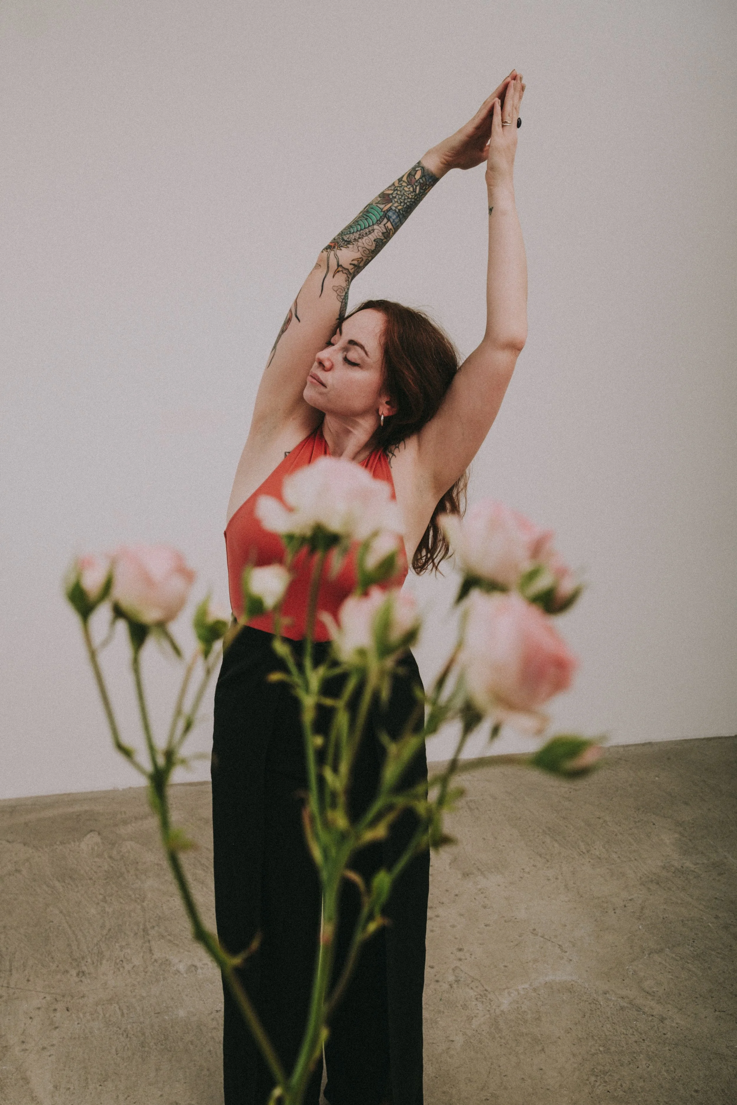 Personal Brand Shoot for Yoga Teacher Sound Healer Pilates Teacher London