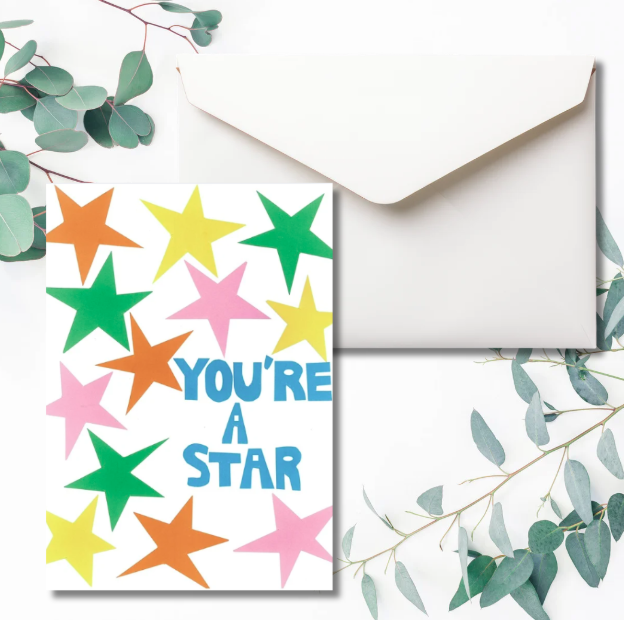 Greeting Card: You're A Star