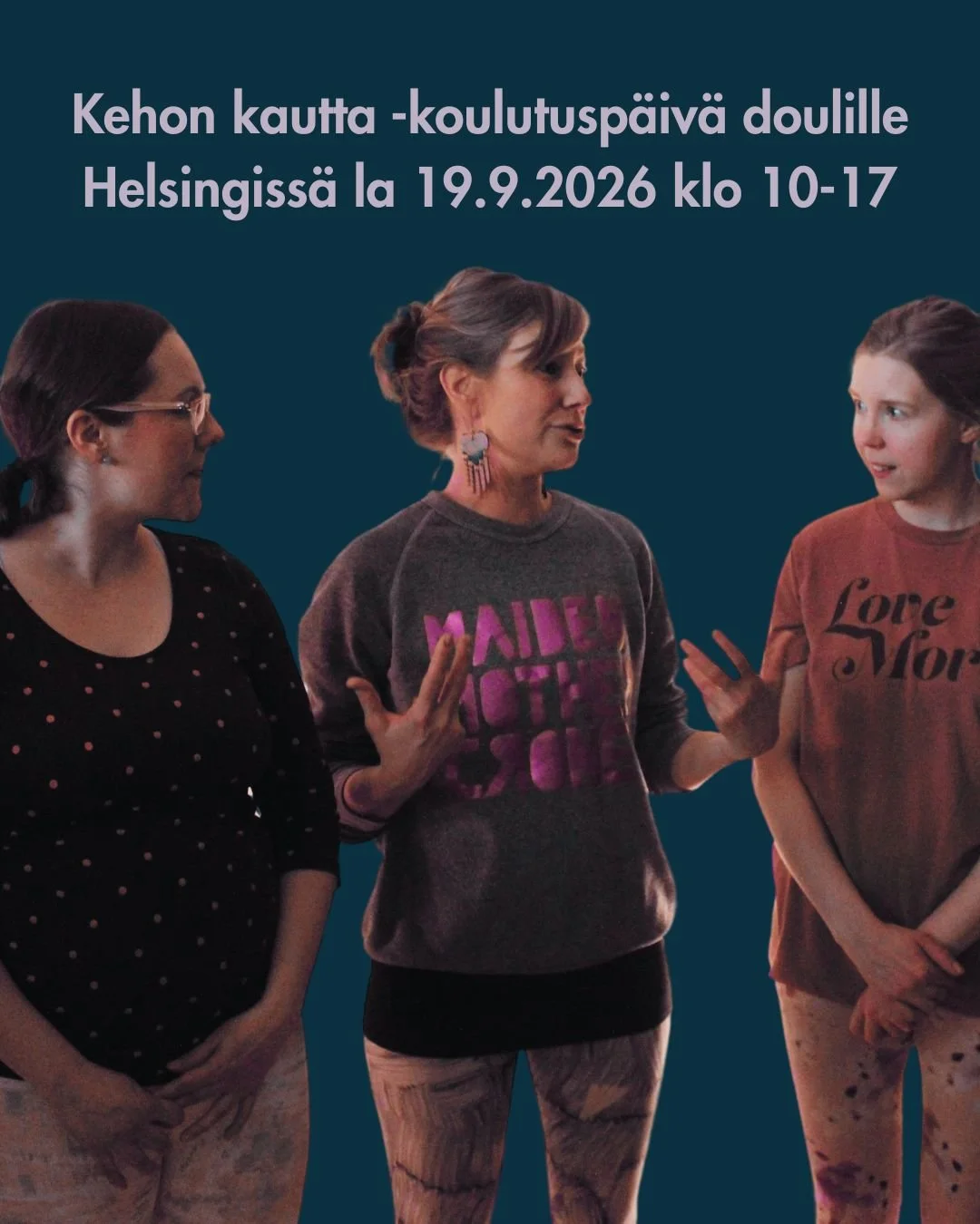 Kolmas kerta toden sanoo, eiks niin? Eli nyt laitetaan t&auml;&auml; koulutuksellinen ty&ouml;paja toteutumaan syksyll&auml; 2026! 🤩

Mulla ja Hamilla on yhdess&auml; tosi paljon osaamista ja kokemusta, joka ollaan nivottu yhteen kokemukselliseksi j