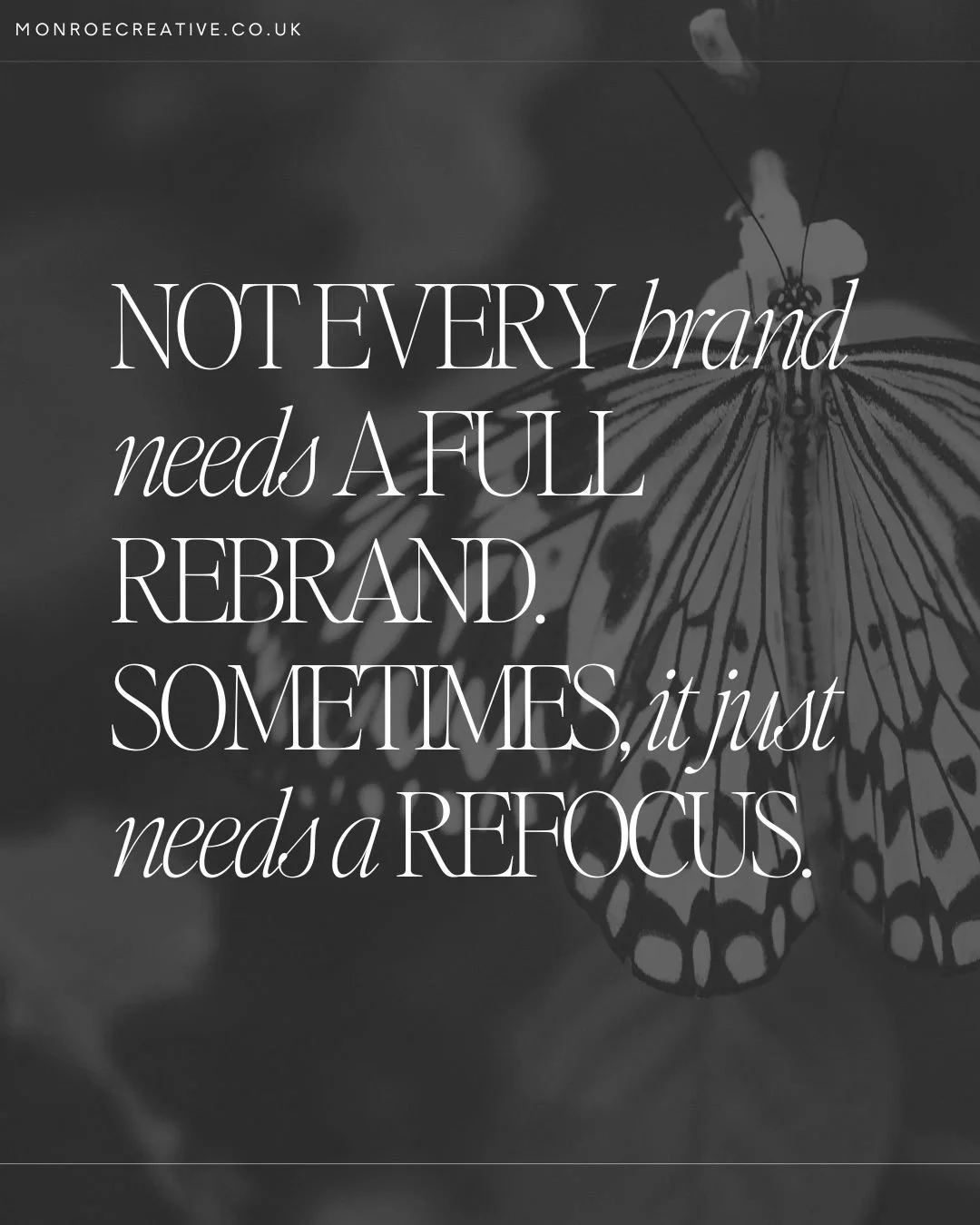 Whilst most of the work I do with female founders involves a big shift - in the form of a rebrand or a new website - but this isn&rsquo;t always what&rsquo;s needed.

Sometimes, your brand is working ok, but something doesn&rsquo;t feel fully aligned