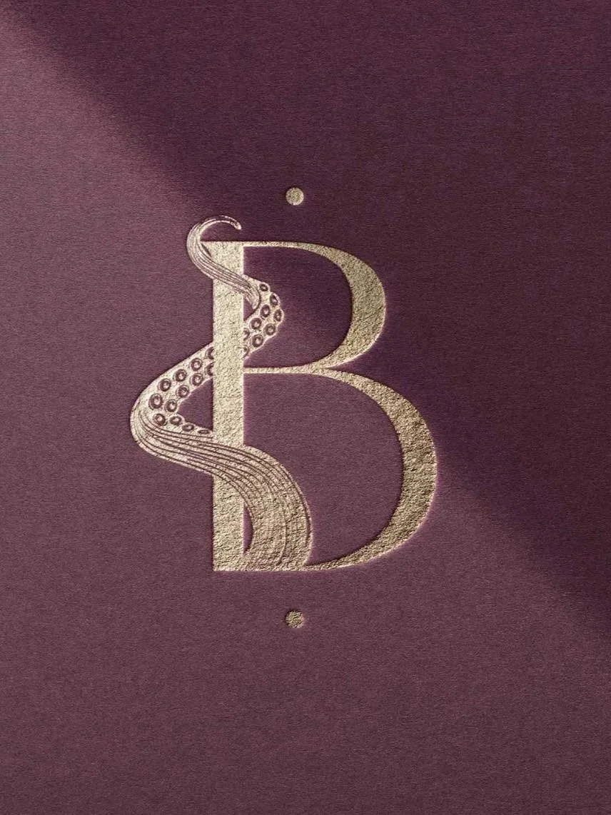 Brand identity designed for Black Octopus Jewellery in Leamington Spa