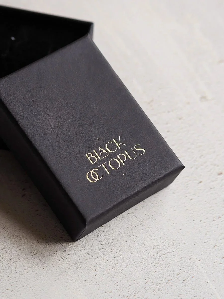 Luxury Packaging designed for Black Octopus Jewellery in Leamington Spa