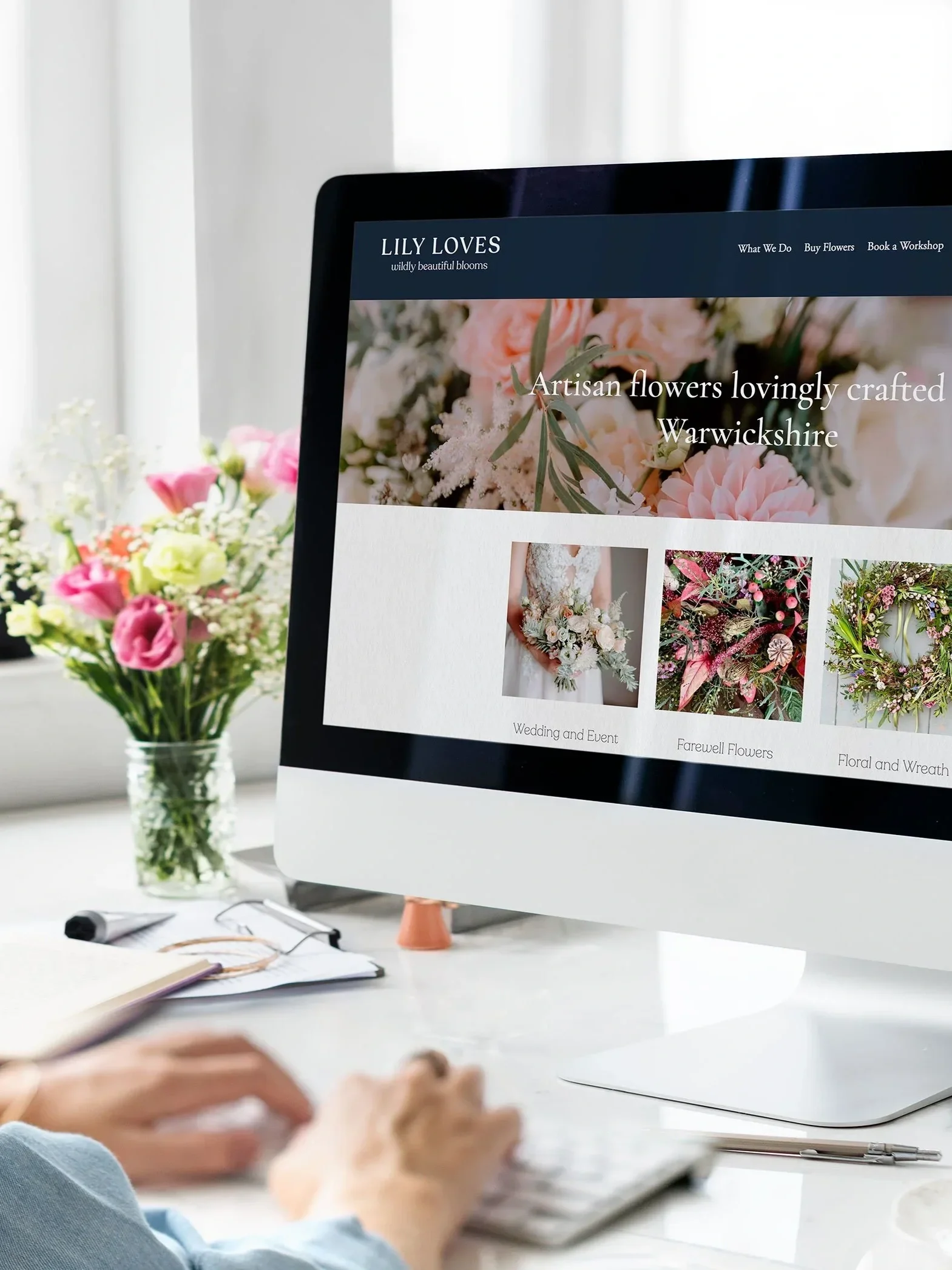 Cotswolds Website Design for Artisan Wedding Florist
