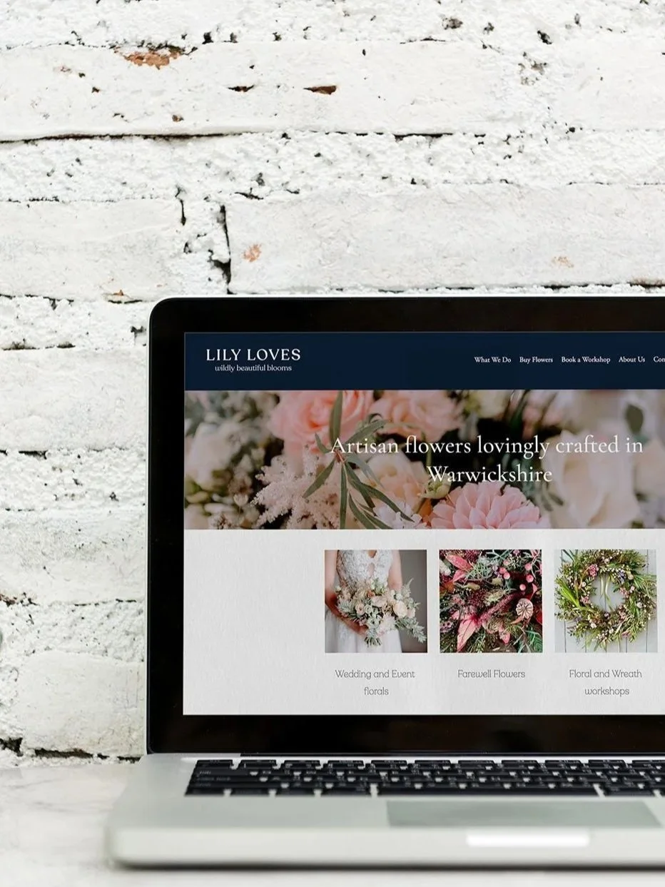 Cotswolds Website Design for Artisan Wedding Florist