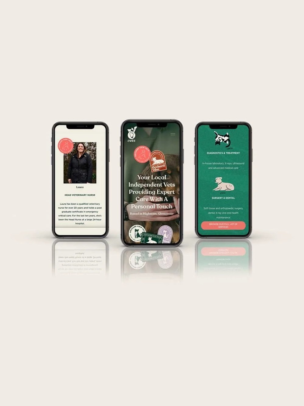 Cotswolds Website Design for Independent Vets 
