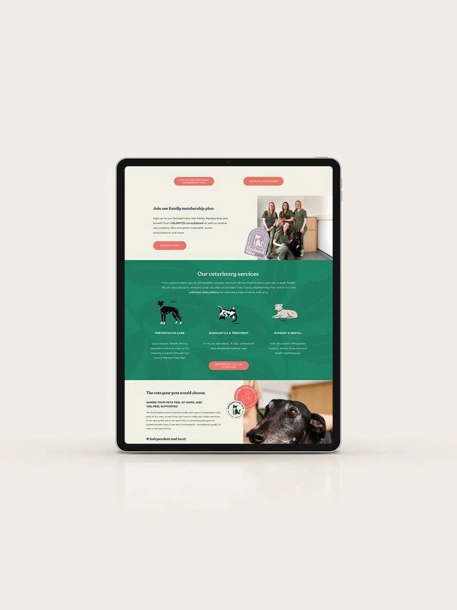 Cotswolds Website Design for Independent Vets 