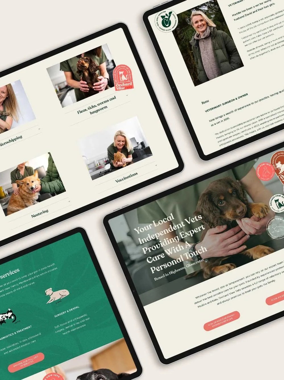 Cotswolds Website Design for Independent Vets 