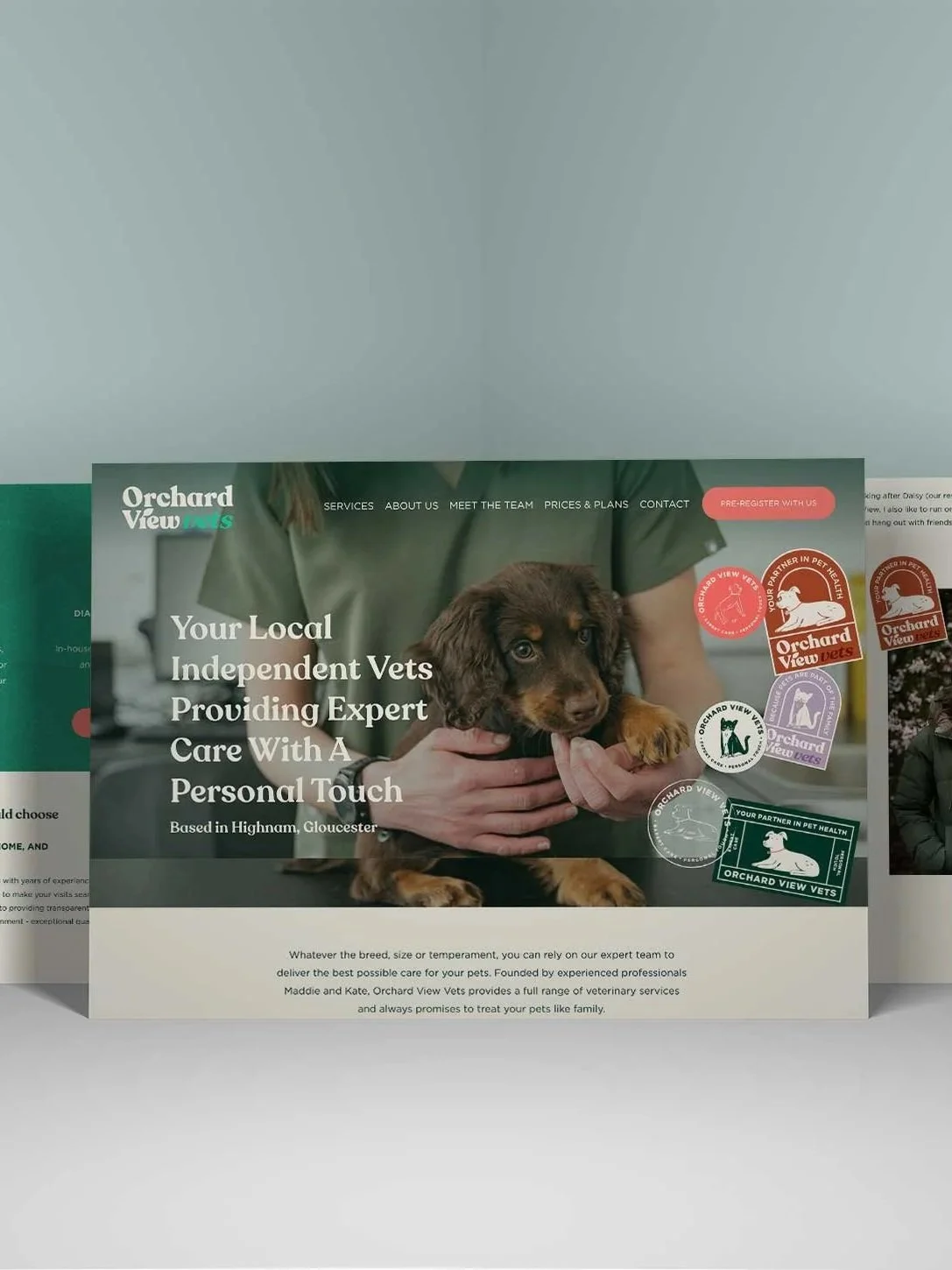 Cotswolds Website Design for Independent Vets 