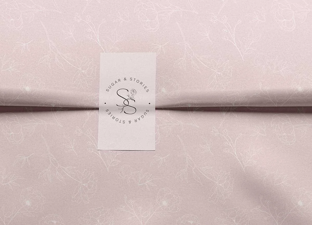 wedding cake designer branding design