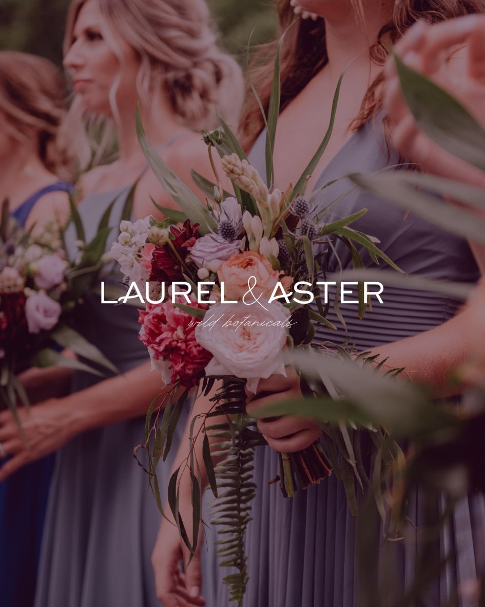 wedding florist branding design