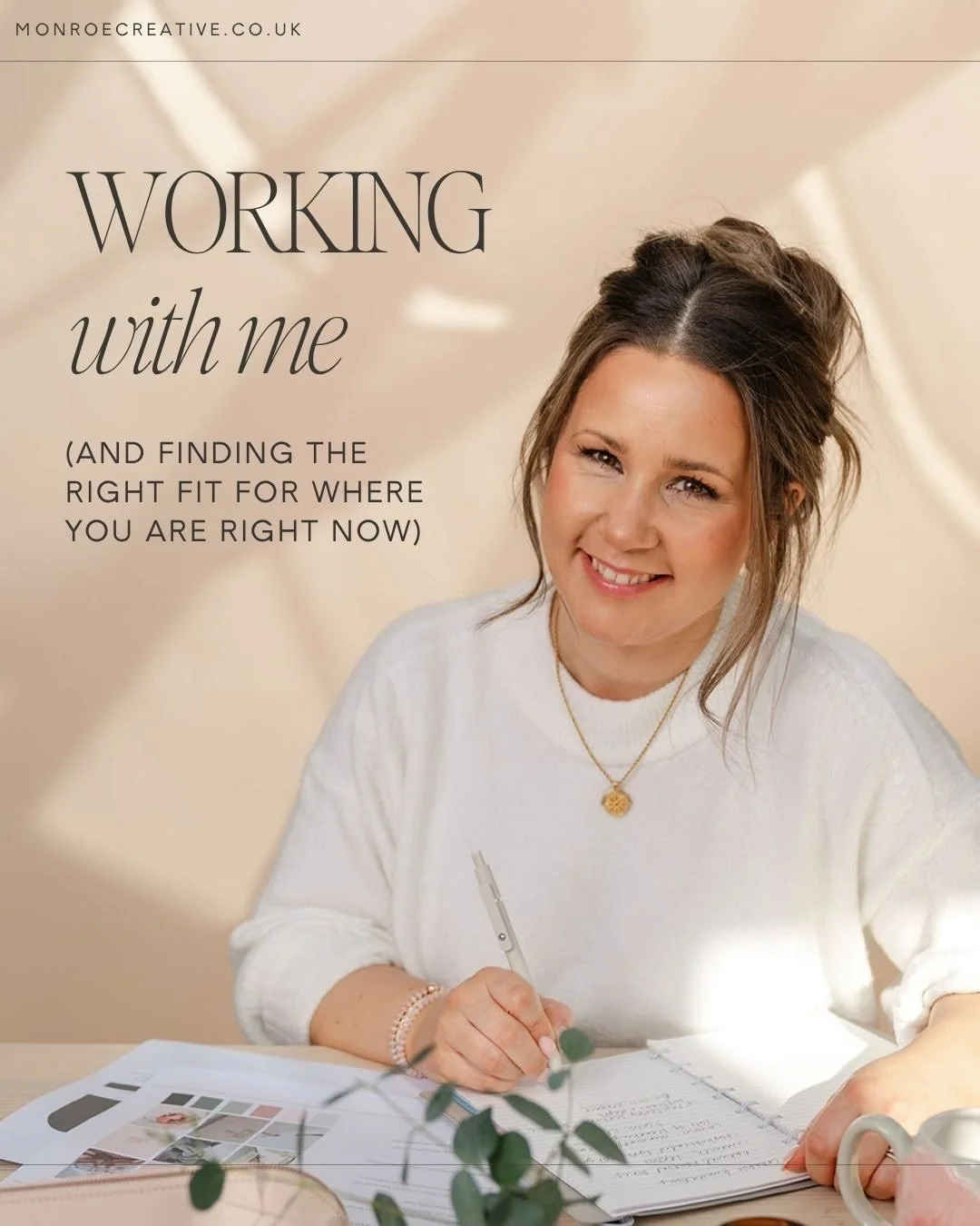 Consider this your mini guide to working with me - and yes, there&rsquo;s something new in there too! 👀
⠀⠀⠀⠀⠀⠀⠀⠀⠀
Whether you&rsquo;re at the &ldquo;I need a proper brand&rdquo; stage or the &ldquo;my website has been bothering me and I don&rsquo;t 