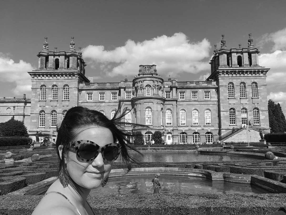 Brand Designer in the grounds of Blenheim Palace