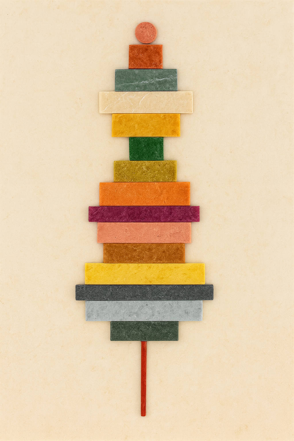 #1
*Art form : A refined assembly of varied marble forms, unified into a single composition.
*Available Size: 14.8 × 21.0 cm / 5.8 × 8.3 inches
*Unique piece