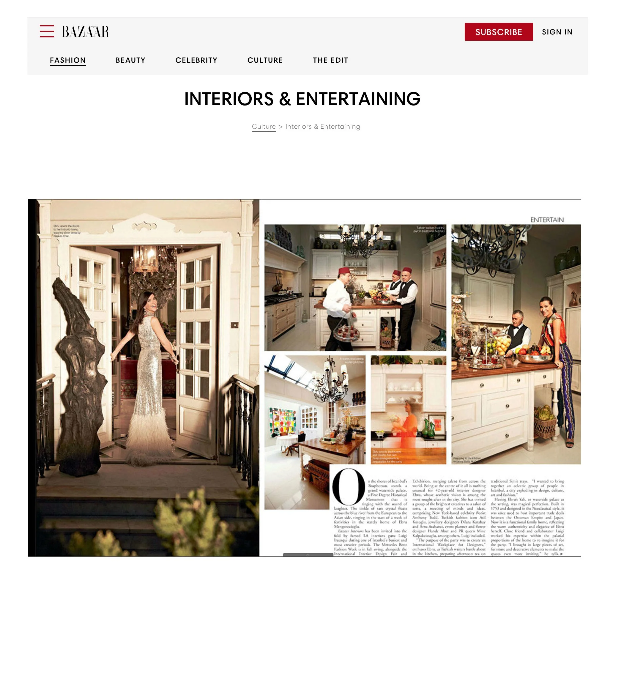 Harper's Bazaar Interiors USA - October 2013