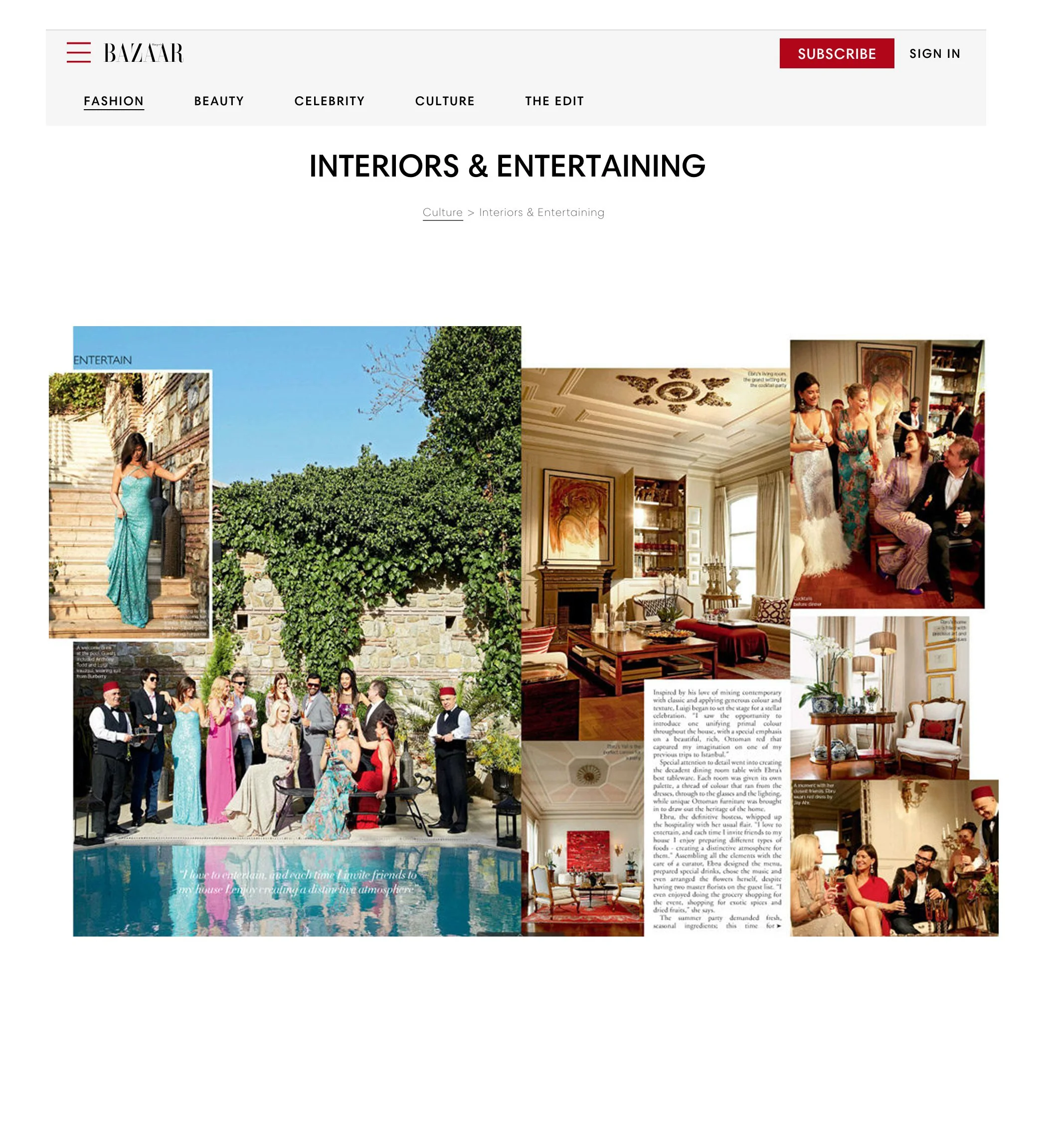 Harper's Bazaar Interiors USA - October 2013