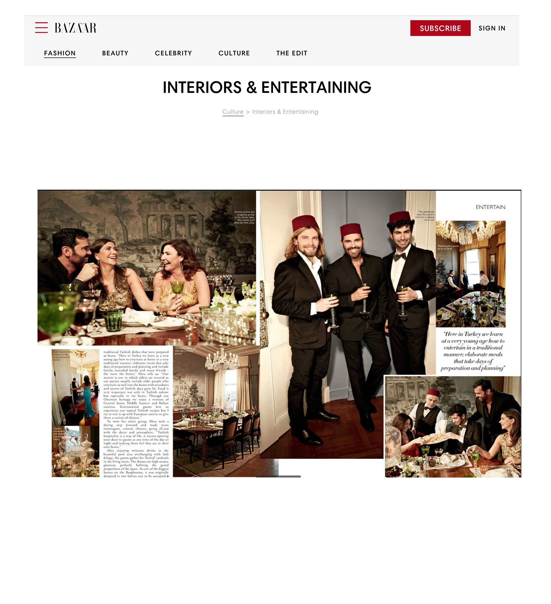 Harper's Bazaar Interiors USA - October 2013