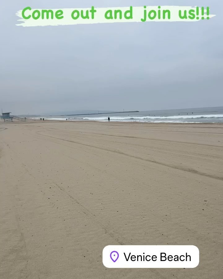 Terrific beach clean up at Venice Beach Saturday am! Thanks to everyone that volunteered 💚