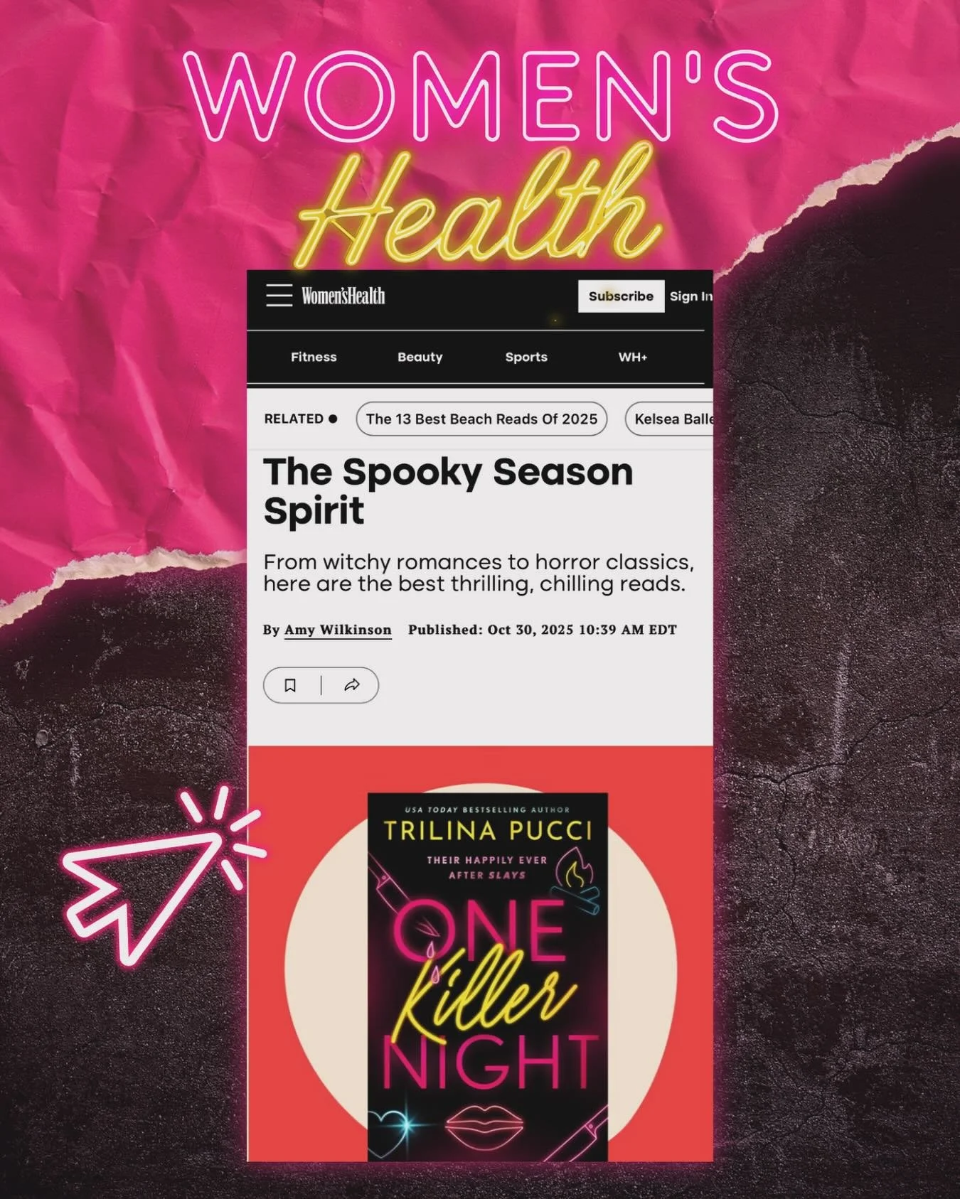 &ldquo;𝐓𝐫𝐢𝐥𝐢𝐧𝐚 𝐏𝐮𝐜𝐜𝐢 𝐜𝐫𝐚𝐟𝐭𝐬 𝐨𝐧𝐞 𝐨𝐟 𝐭𝐡𝐞 𝐦𝐨𝐬𝐭 𝐮𝐧𝐟𝐨𝐫𝐠𝐞𝐭𝐭𝐚𝐛𝐥𝐞 𝐦𝐞𝐞𝐭-𝐜𝐮𝐭𝐞𝐬 𝐈&rsquo;𝐯𝐞 𝐞𝐯𝐞𝐫 𝐫𝐞𝐚𝐝?! (𝐀𝐧𝐝 𝐨𝐧 𝐇𝐚𝐥𝐥𝐨𝐰𝐞𝐞𝐧, 𝐧𝐨 𝐥𝐞𝐬𝐬!) 𝐒𝐰𝐨𝐨𝐨𝐨𝐨𝐧!&rdquo;-𝐀𝐦𝐲 𝐖𝐢𝐥𝐤𝐢𝐧𝐬