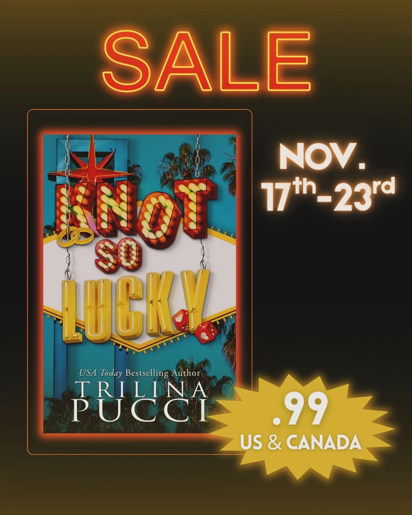 𝑲𝒏𝒐𝒕 𝑺𝒐 𝑳𝒖𝒄𝒌𝒚 𝐰𝐢𝐥𝐥 𝐛𝐞 𝐨𝐧 𝐬𝐚𝐥𝐞 𝐟𝐨𝐫 .𝟗𝟗 𝐜𝐞𝐧𝐭𝐬 𝐢𝐧 𝐭𝐡𝐞 𝐔𝐒 𝐚𝐧𝐝 𝐂𝐚𝐧𝐚𝐝𝐚 𝐟𝐫𝐨𝐦 𝐍𝐨𝐯𝐞𝐦𝐛𝐞𝐫 𝟏𝟕𝐭𝐡-𝟐𝟑𝐫𝐝. 
𝐑𝐮𝐧! 𝐃𝐨𝐧&rsquo;𝐭 𝐰𝐚𝐥𝐤 𝐭𝐨 𝐀𝐦𝐚𝐳𝐨𝐧 𝐧𝐨𝐰.🏃&zwj;♀️🏃&zwj;♂️🏃 
#bookfyp #