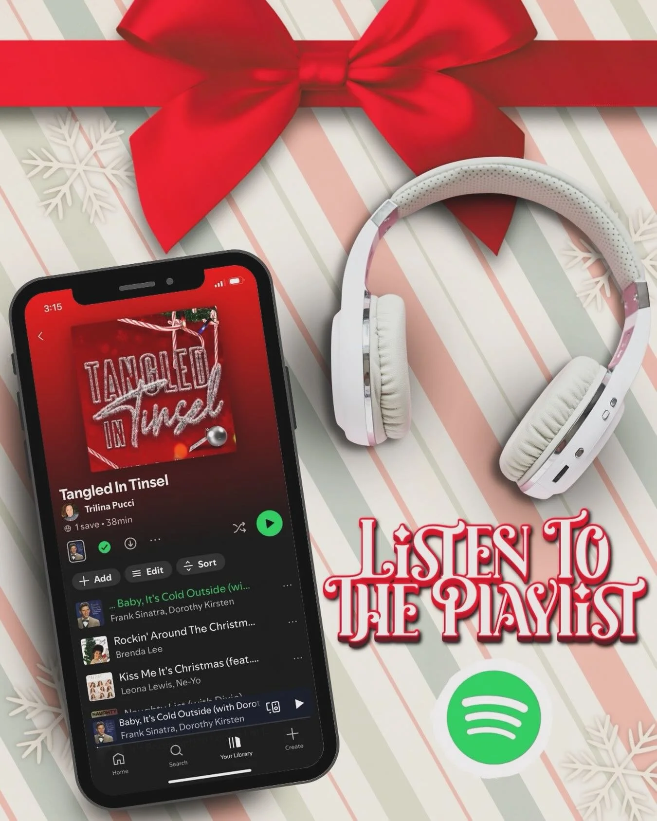 𝐒𝐞𝐭 𝐭𝐡𝐞 𝐟𝐞𝐬𝐭𝐢𝐯𝐞 𝐦𝐨𝐨𝐝 𝐰𝐢𝐭𝐡 𝐓𝐚𝐧𝐠𝐥𝐞𝐝 𝐈𝐧 𝐓𝐢𝐧𝐬𝐞𝐥&rsquo;𝐬 𝐒𝐩𝐨𝐭𝐢𝐟𝐲 𝐩𝐥𝐚𝐲𝐥𝐢𝐬𝐭!🎄🎶

#bookfyp #bookstagram #spicybook #whychooseromance #holidayromancebooks