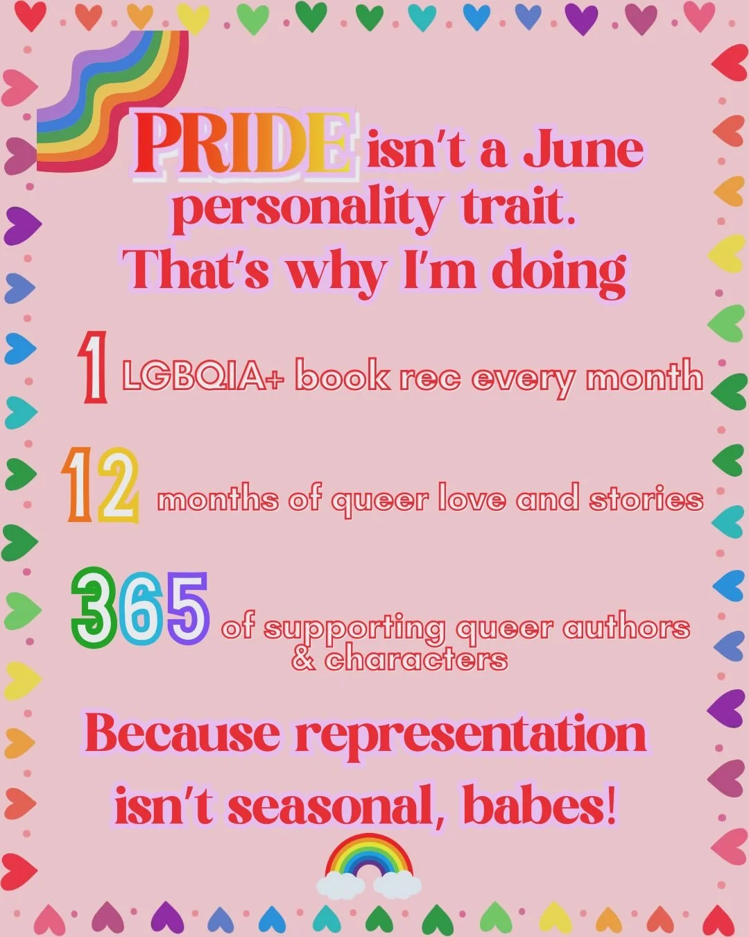 𝐋𝐨𝐯𝐞 𝐥𝐨𝐮𝐝𝐥𝐲 &amp; 𝐬𝐮𝐩𝐩𝐨𝐫𝐭 𝐟𝐢𝐞𝐫𝐜𝐞𝐥𝐲!🌈❤️ 
#pridemonth #queerromance #lgbtqiaplus #bookrecommendations #romancebooks