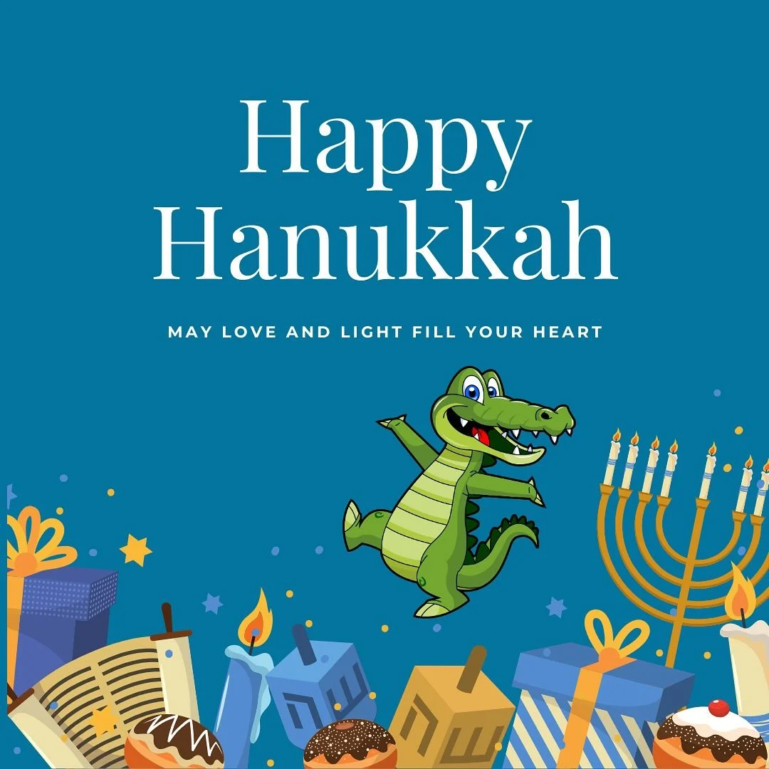 Wishing a very happy Hanukkah to all our gator families who celebrate! ❤️