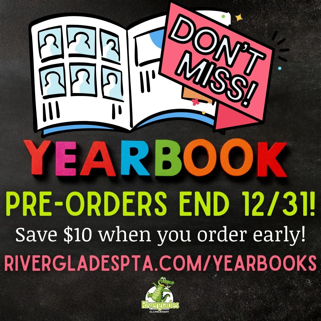 Don't miss out on yearbook savings! Pre-orders close on December 31, 2025. Order before the end of the year to save at the early bird price of $50 (vs. $60 regular price).

Ads are also available through March 12, 2026. Visit www.buytheyearbook.com a
