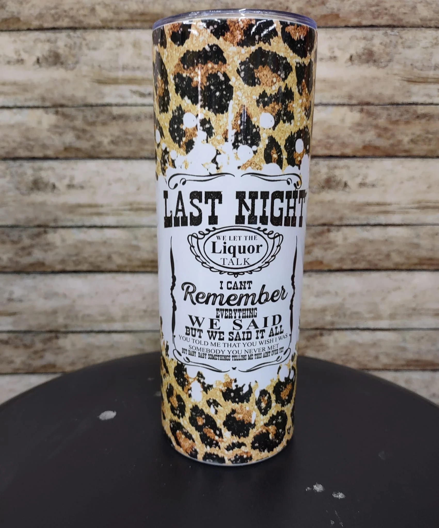 Morgan Wallen 20 oz tumbler