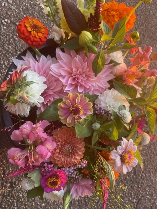DIY Bucket O' Blooms