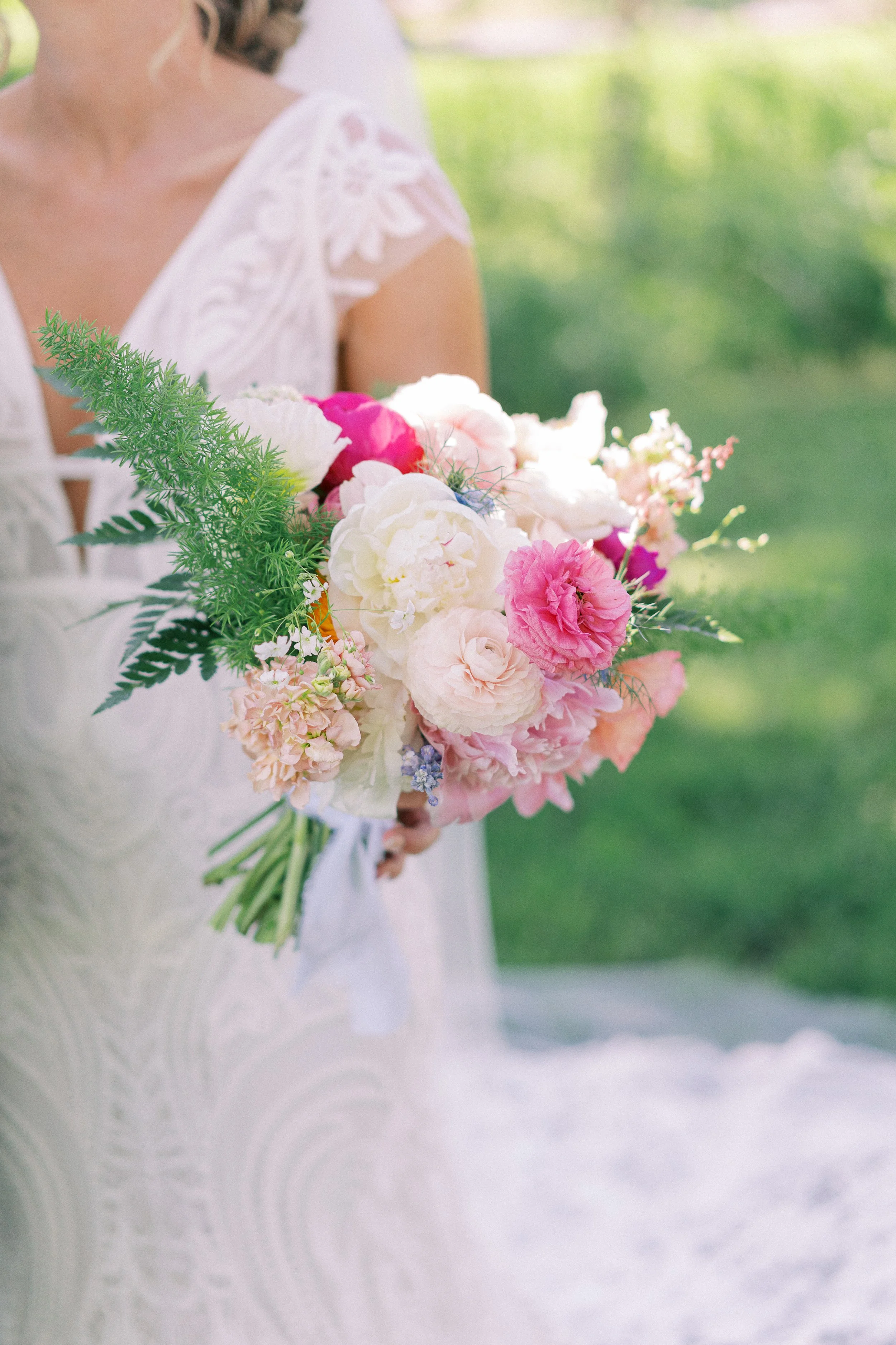 Dreamy spring peony wedding