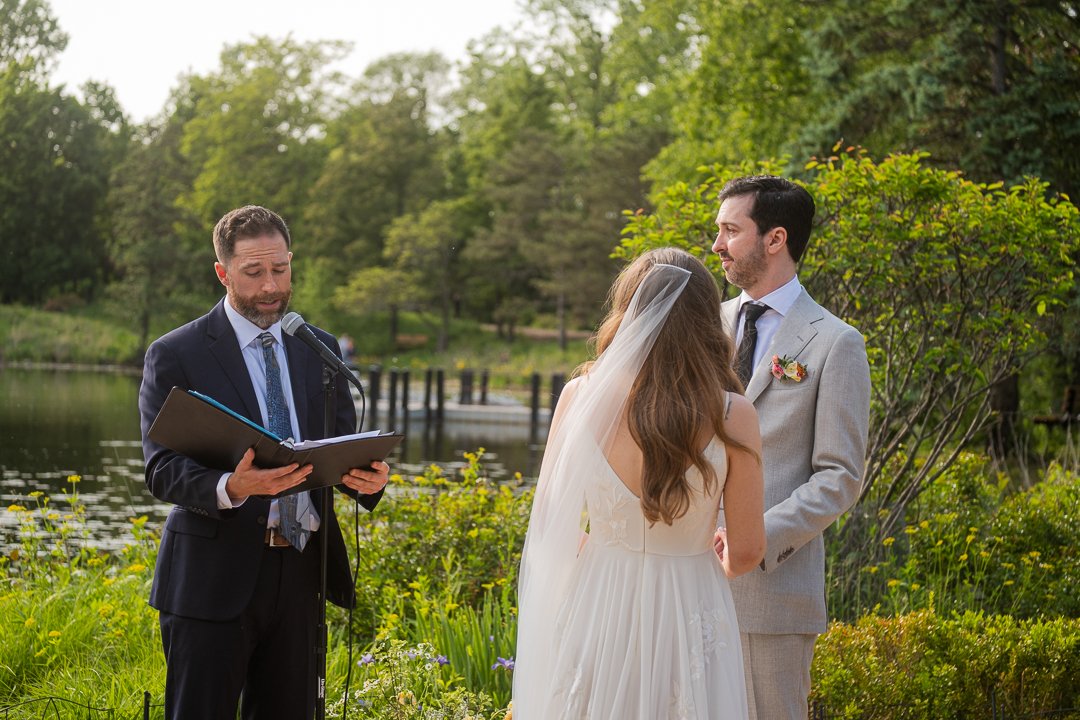 The pocket square was a nice little touch here