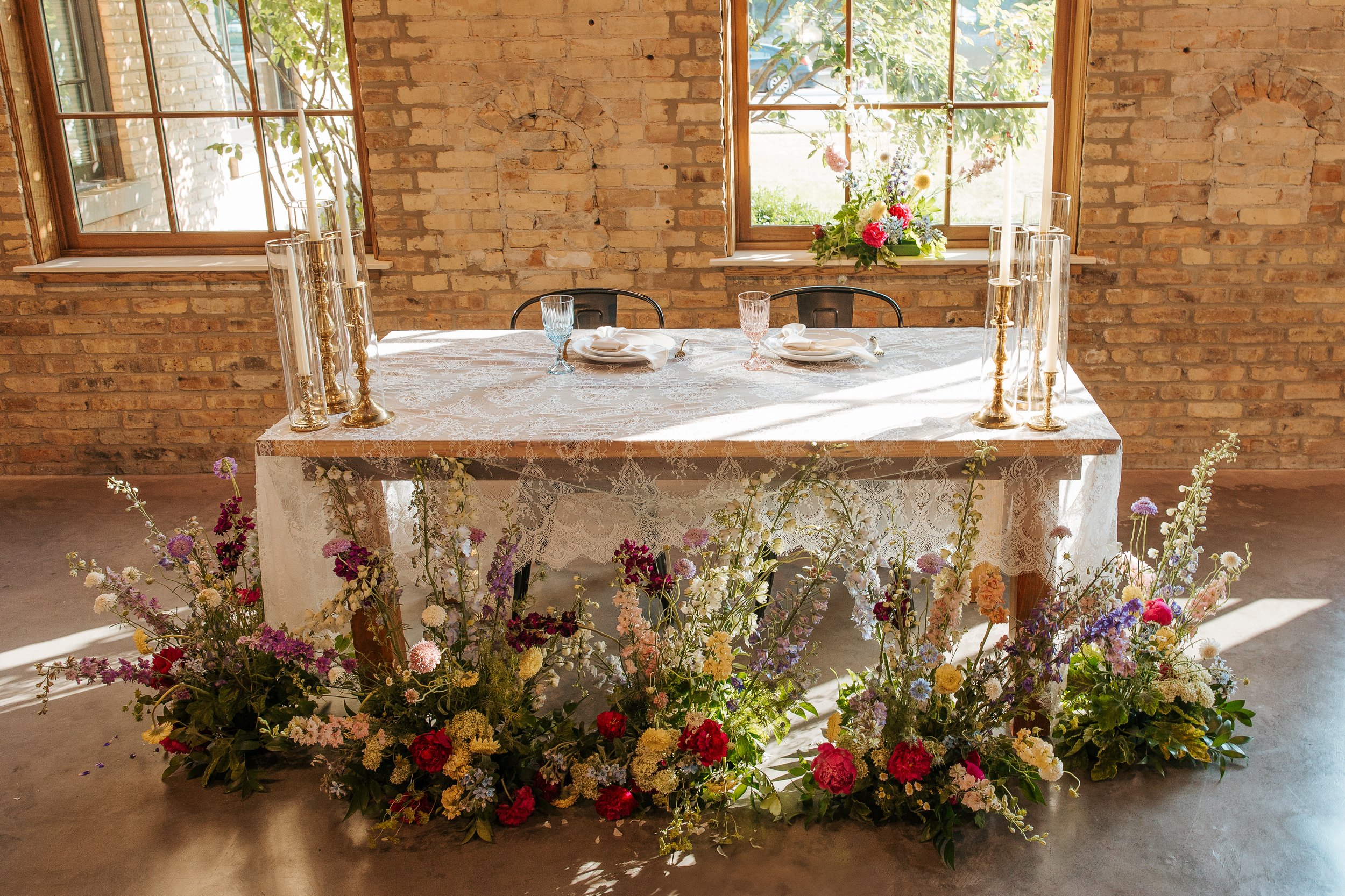 We're always going to encourage you to reuse ceremony flowers!