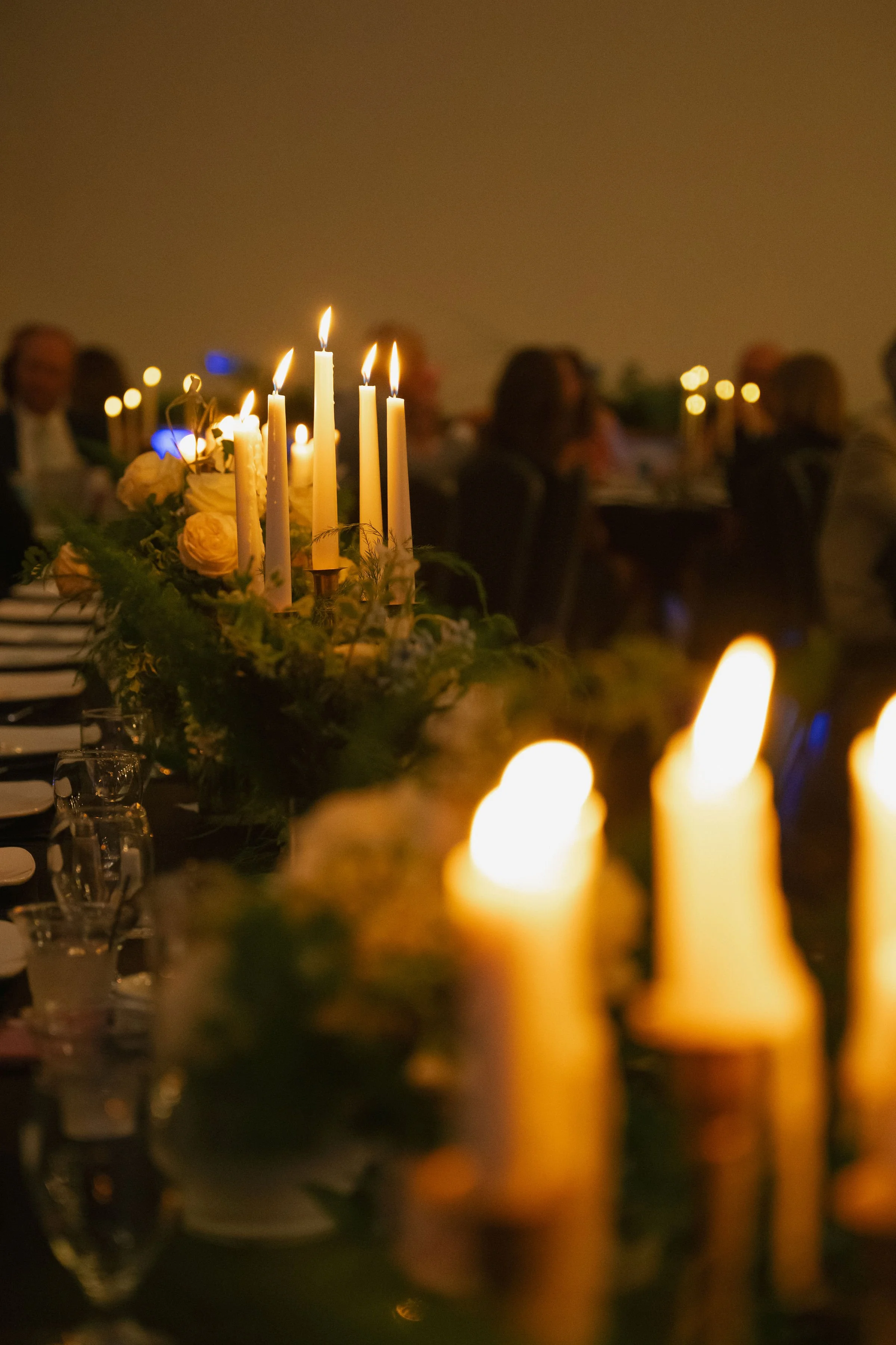 The dripping candles