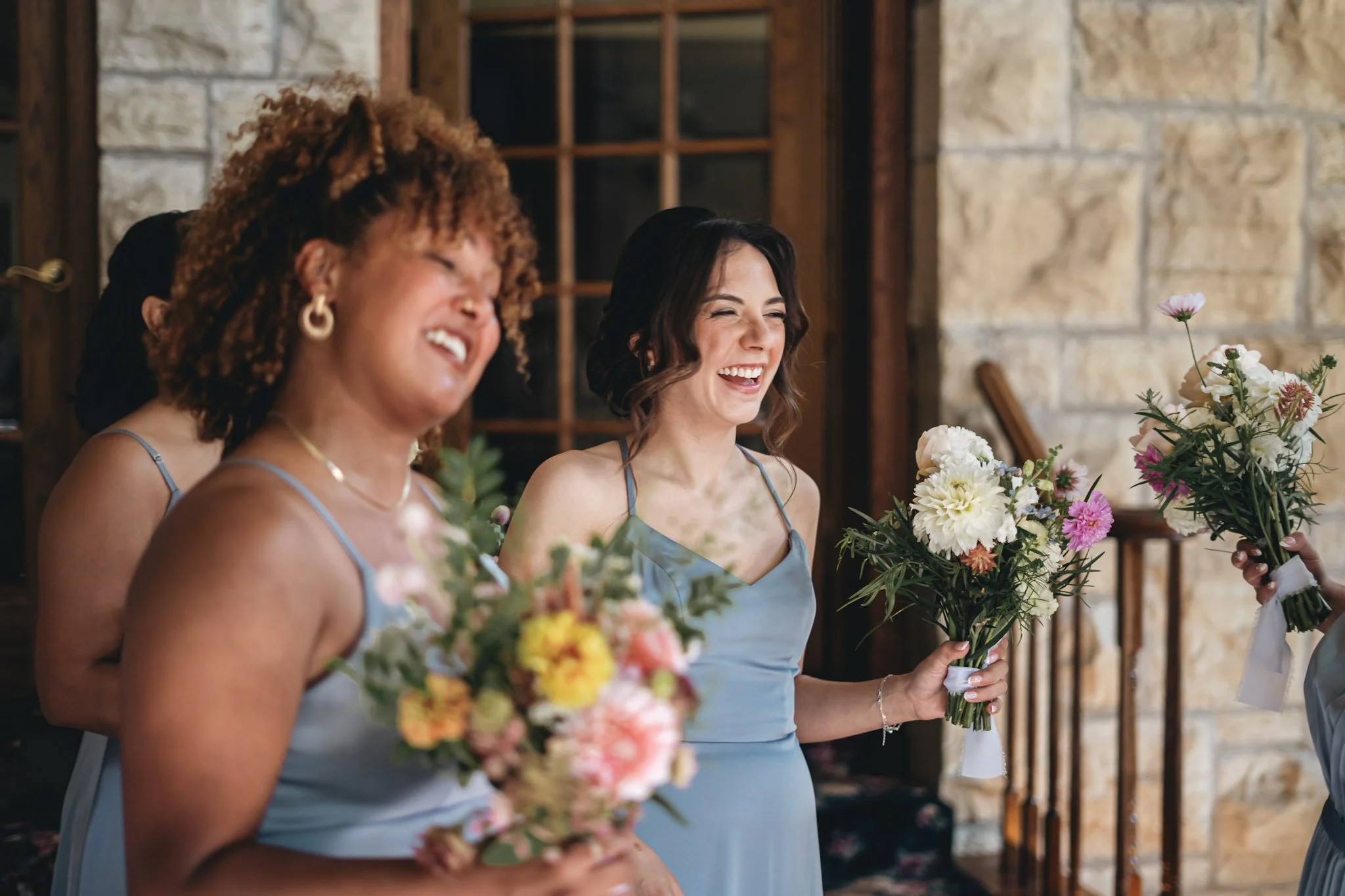 The shade of blue dress